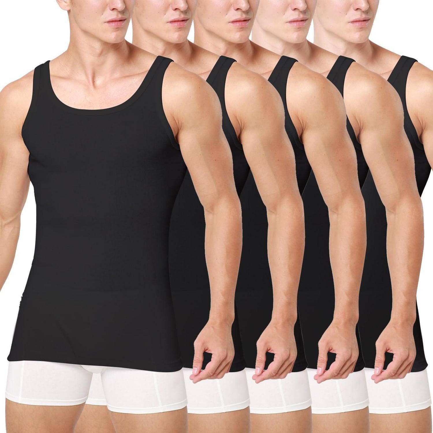 LuxusKollektion Tanktop Herren Unterhemd 3/5er Pack Tank Top 3XL