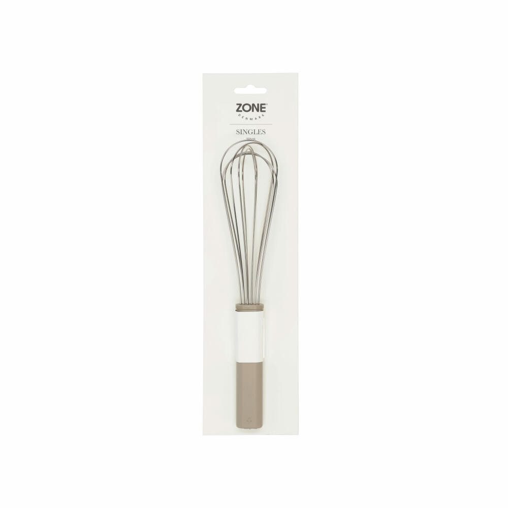 Zone Denmark Schneebesen Singles Soft Taupe, 28 cm