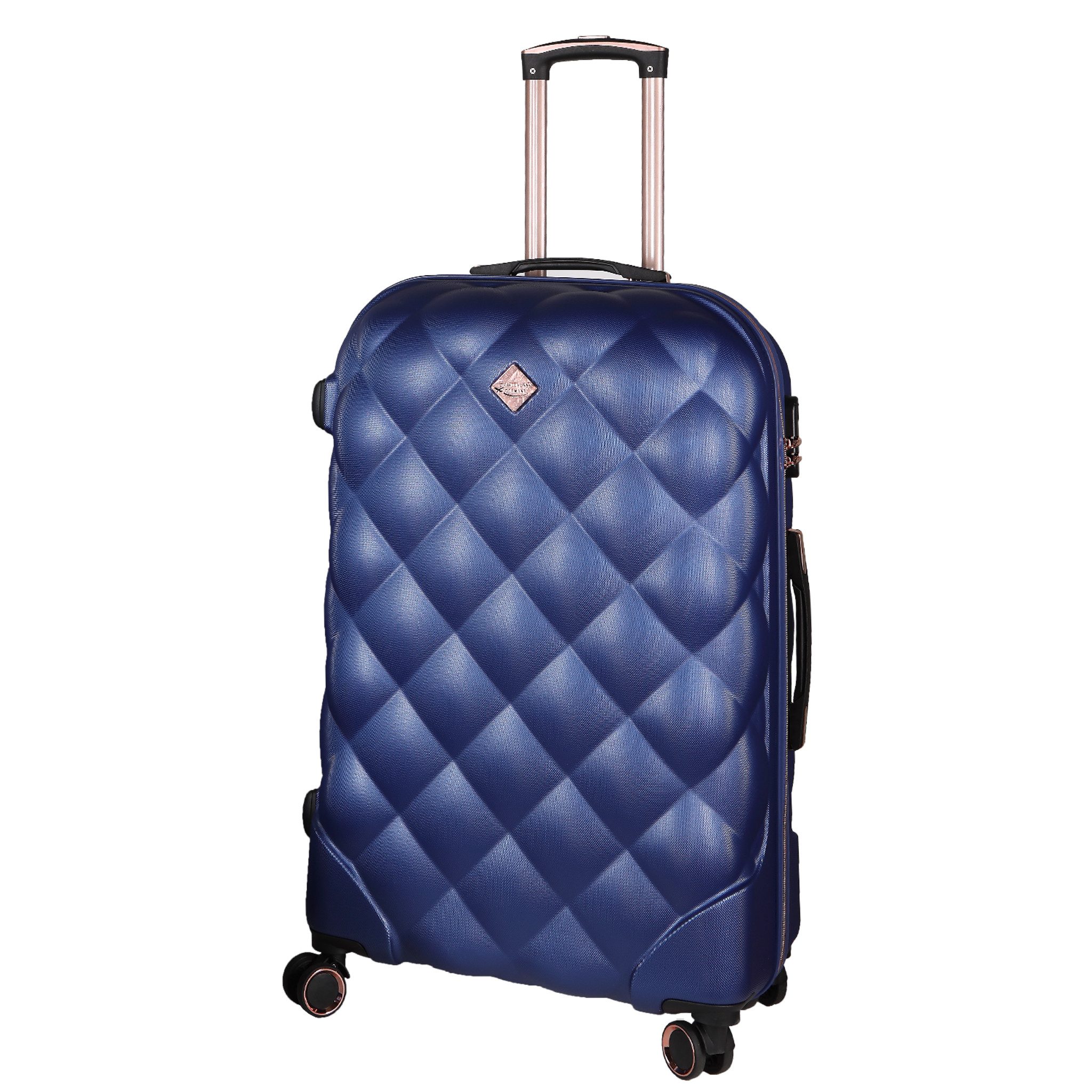 Home4Living Hartschalen-Trolley Reisekoffer Hartschalenkoffer Koffer Abu Dhabi XS,S,M,L, 4 Rollen, integriertes Zahlenschloss