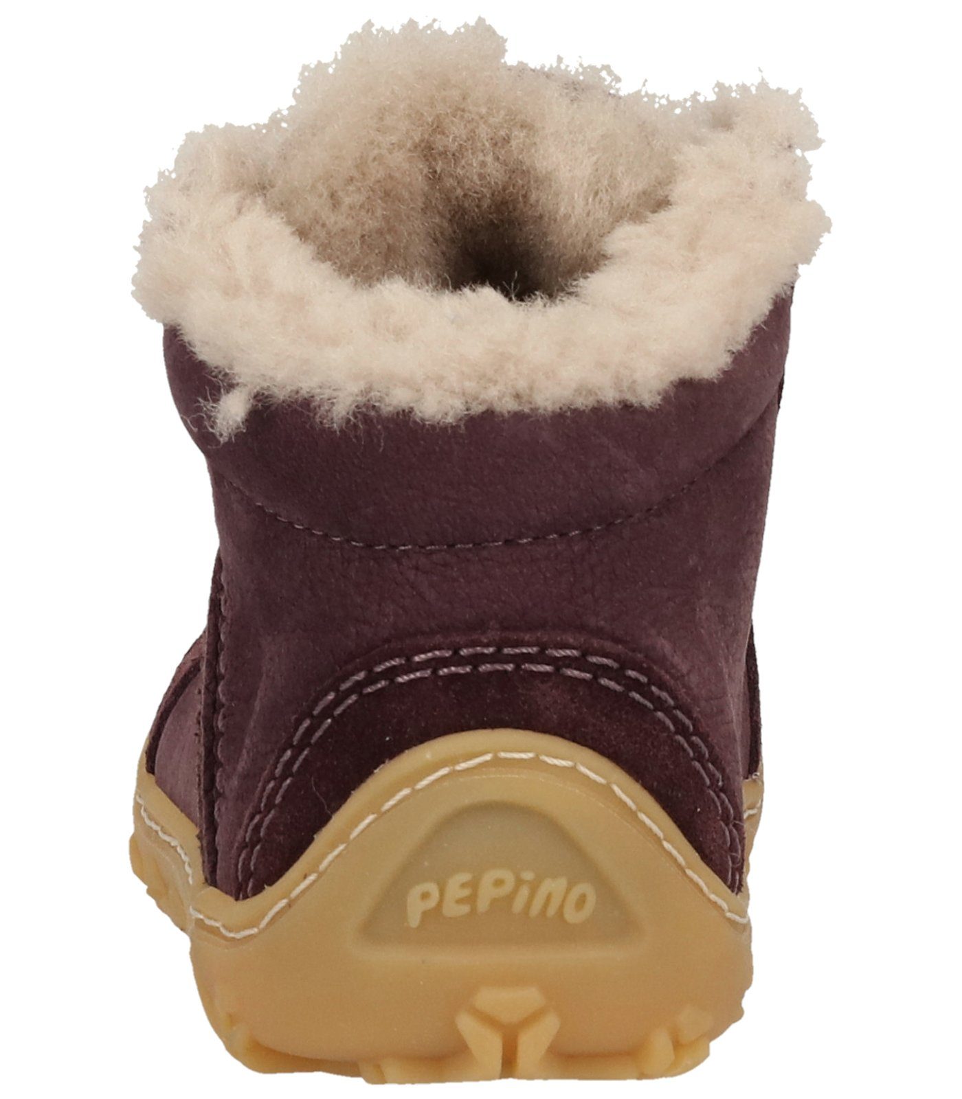 by RICOSTA PEPINO Schnürstiefelette Pflaume Leder Pepino Stiefelette