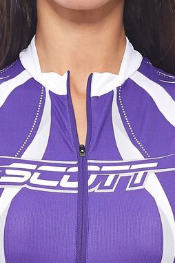 Scott Funktionsshirt SCOTT Damen Biketrikot enganliegendes Sportshirt T-Shirt Violett