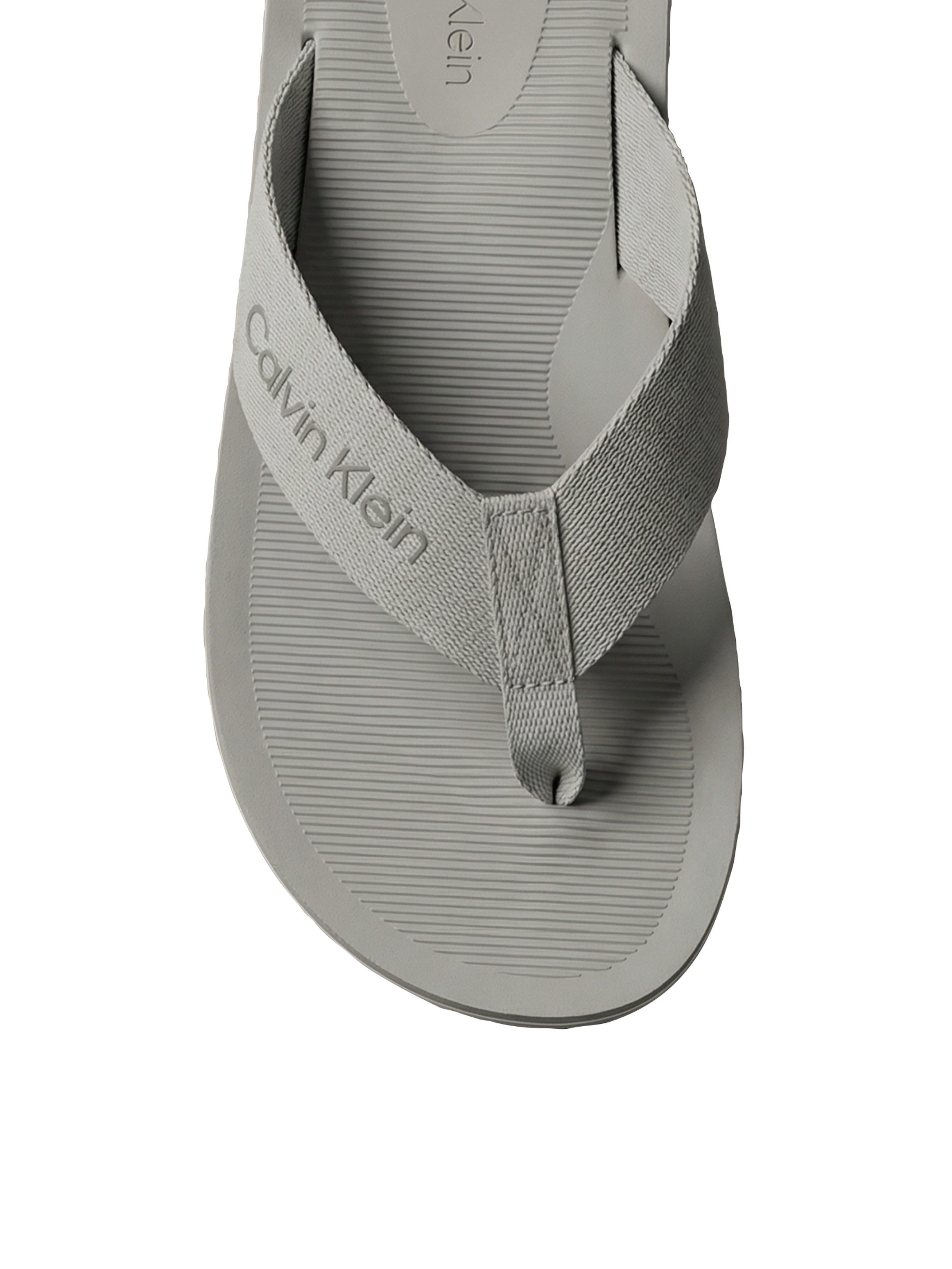 Calvin Klein CITY THONG SLIDE Zehentrenner Strandschuh, Pool Slides, Badeschuh, Flat mit Logo