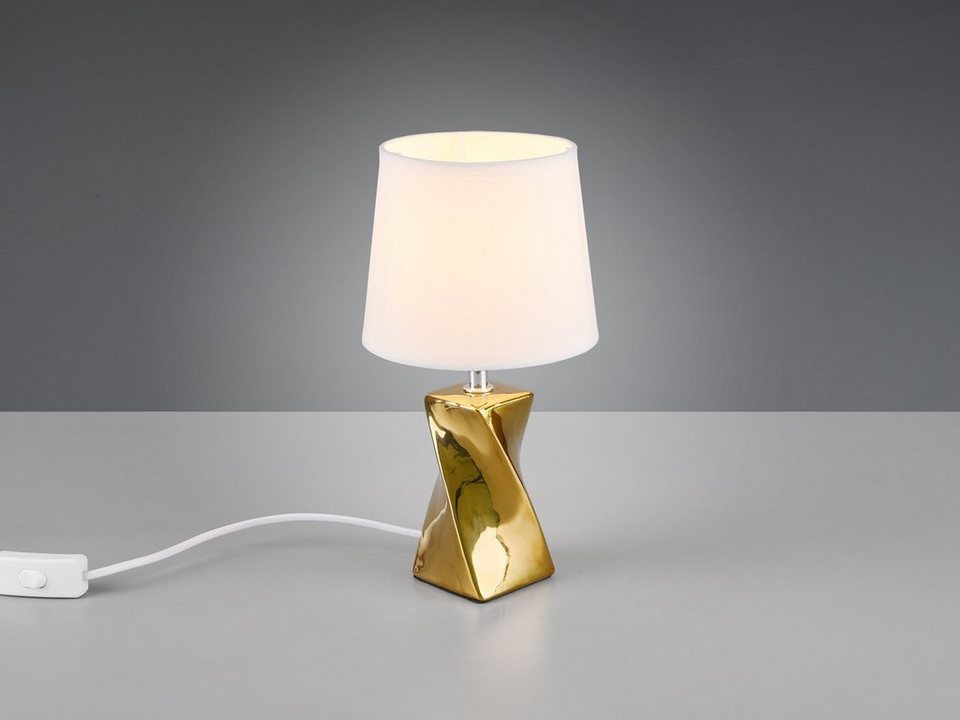 Design Nacht Schreib Tisch Leuchte Samt Schlaf Zimmer Beleuchtung Beistell Lampe 