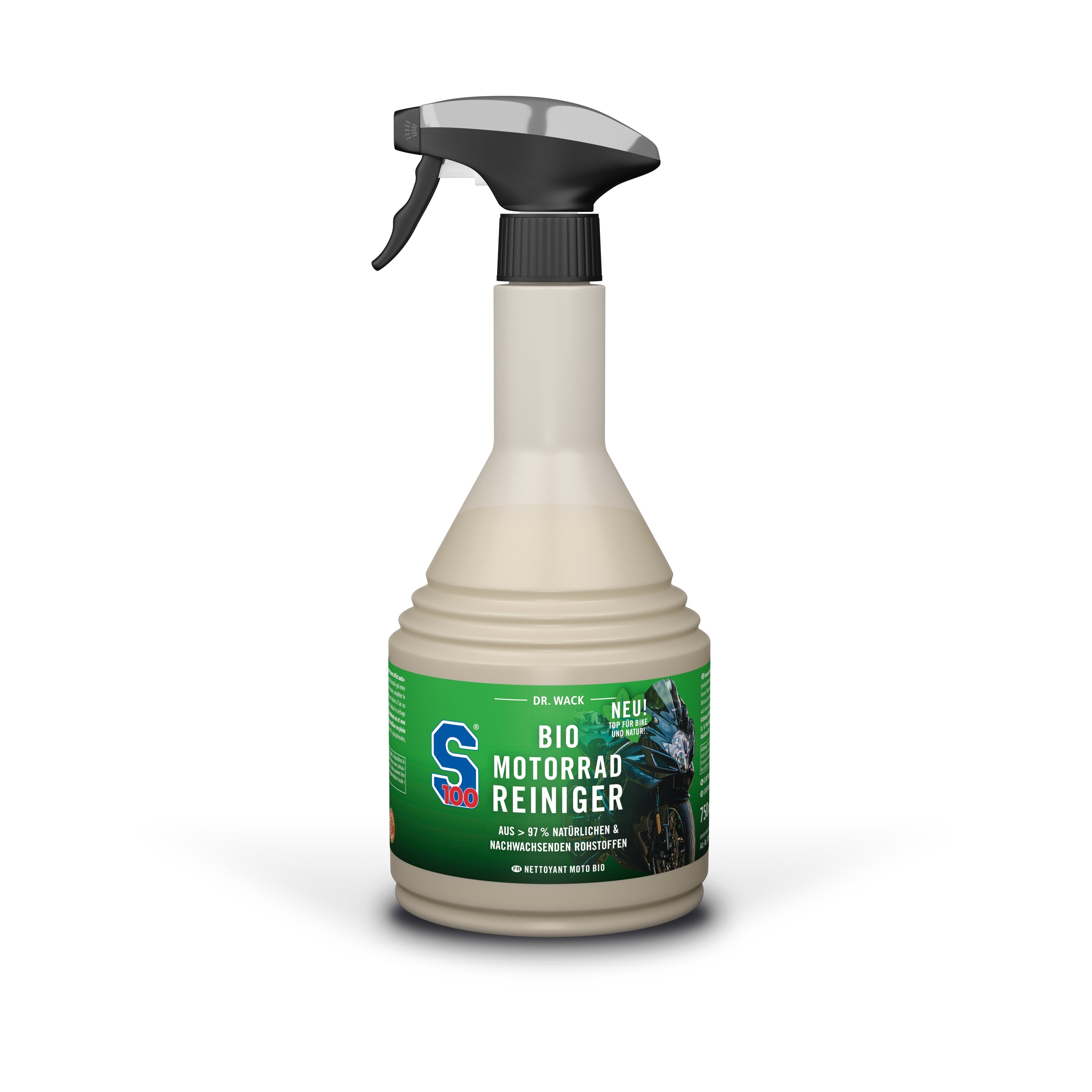 DR WACK Dr. Wack S100 Bio Motorradreiniger 750 ml Auto-Reinigungsmittel