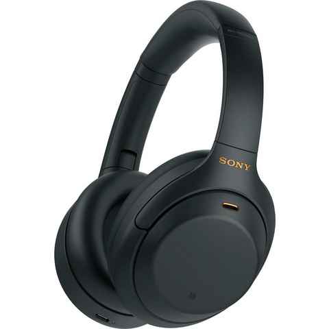 Sony WH-1000XM4 kabelloser Over-Ear-Kopfhörer (Noise-Cancelling, One-Touch Verbindung via NFC, Bluetooth, NFC, Touch Sensor, Schnellladefunktion)