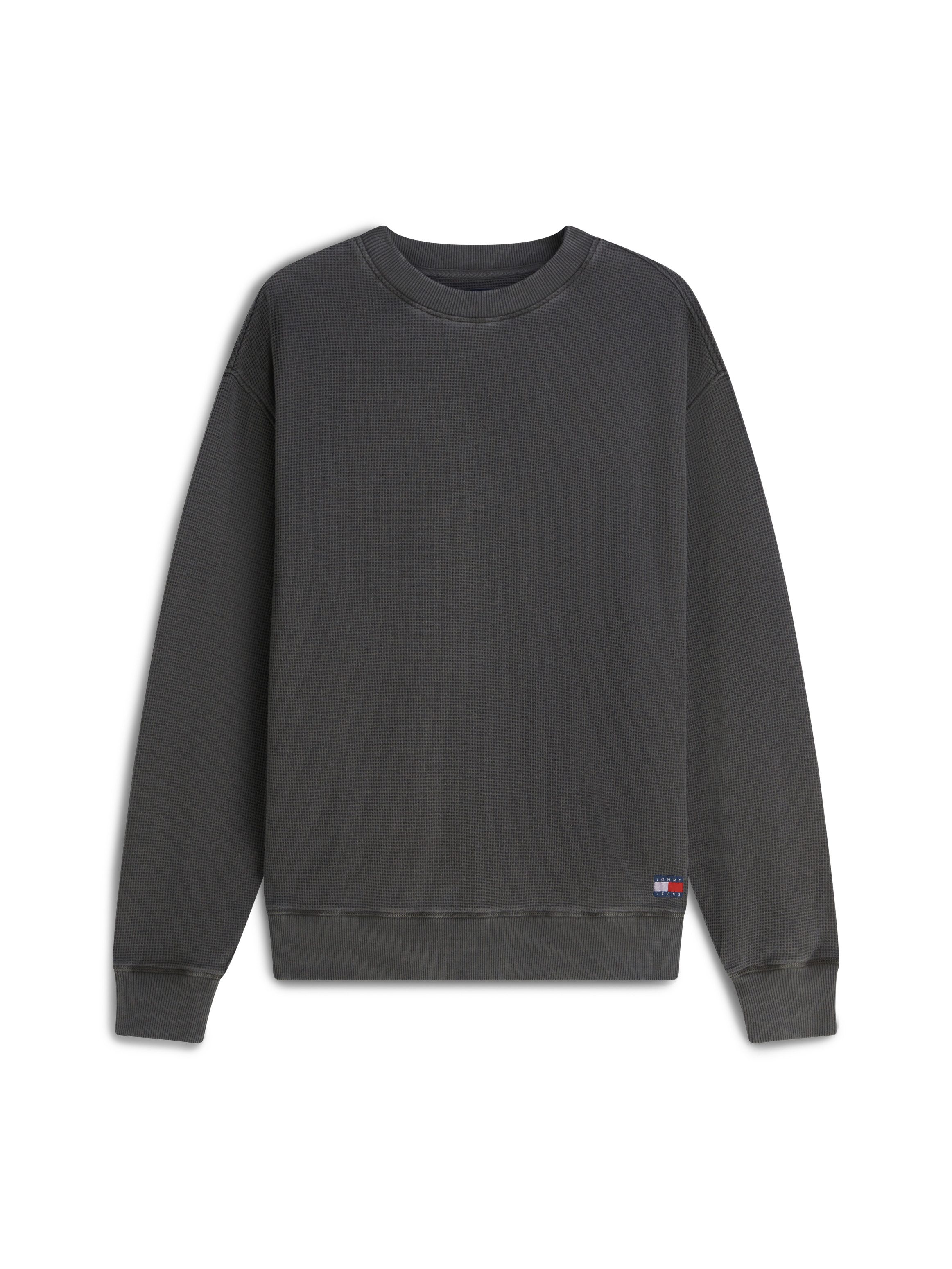 Rundhalspullover TJM RELAXED WASHED WAFFLE