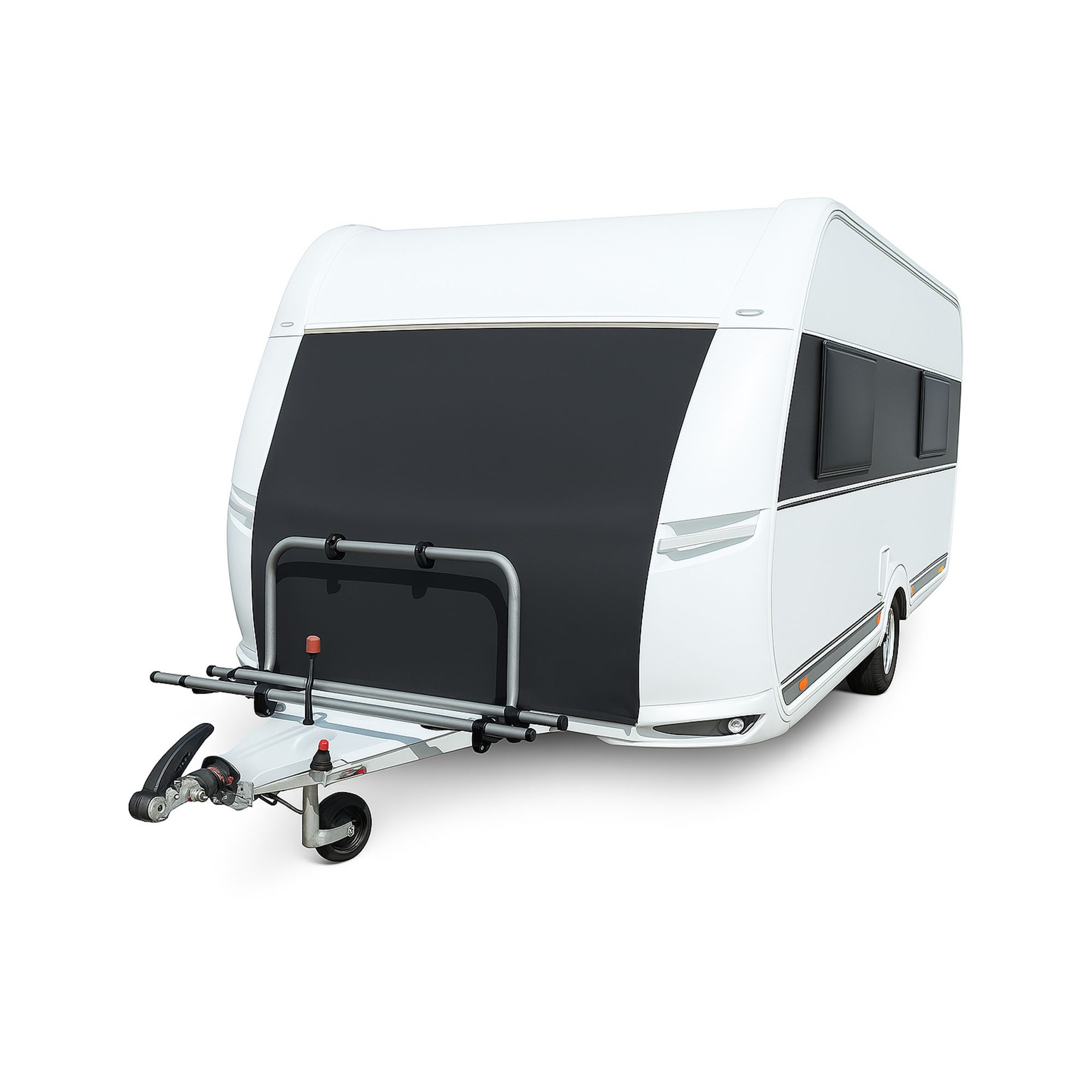 deiwo Wohnwagenschutzhülle deiwo® Bugschutzplane für Wohnwagen 180x160 cm – Wetterfest Befestigun (nicht zutreffend, nicht zutreffend)