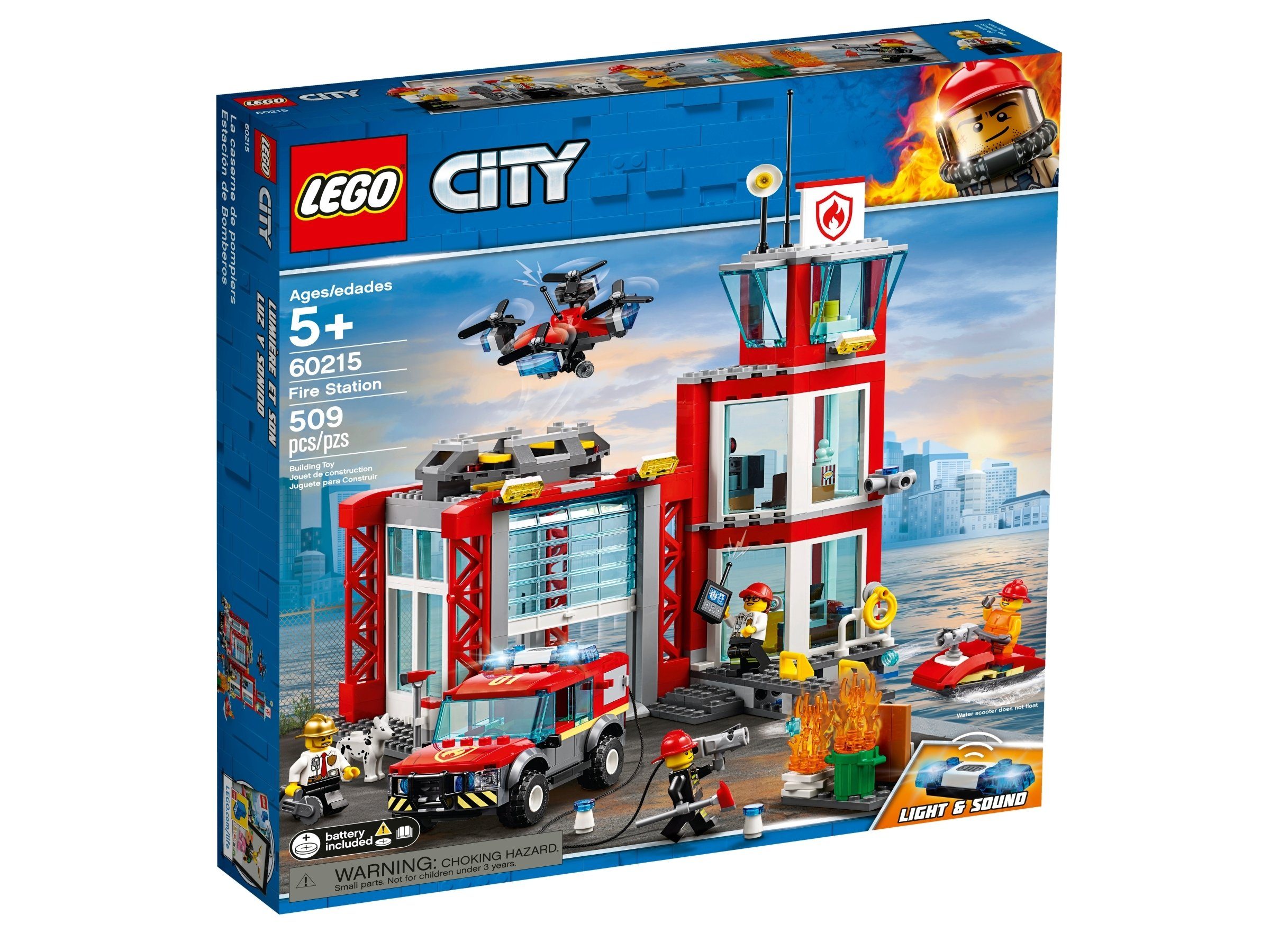 LEGO® LEGO® City 60215 Feuerwehrstation Konstruktionsspielsteine, günstig online kaufen