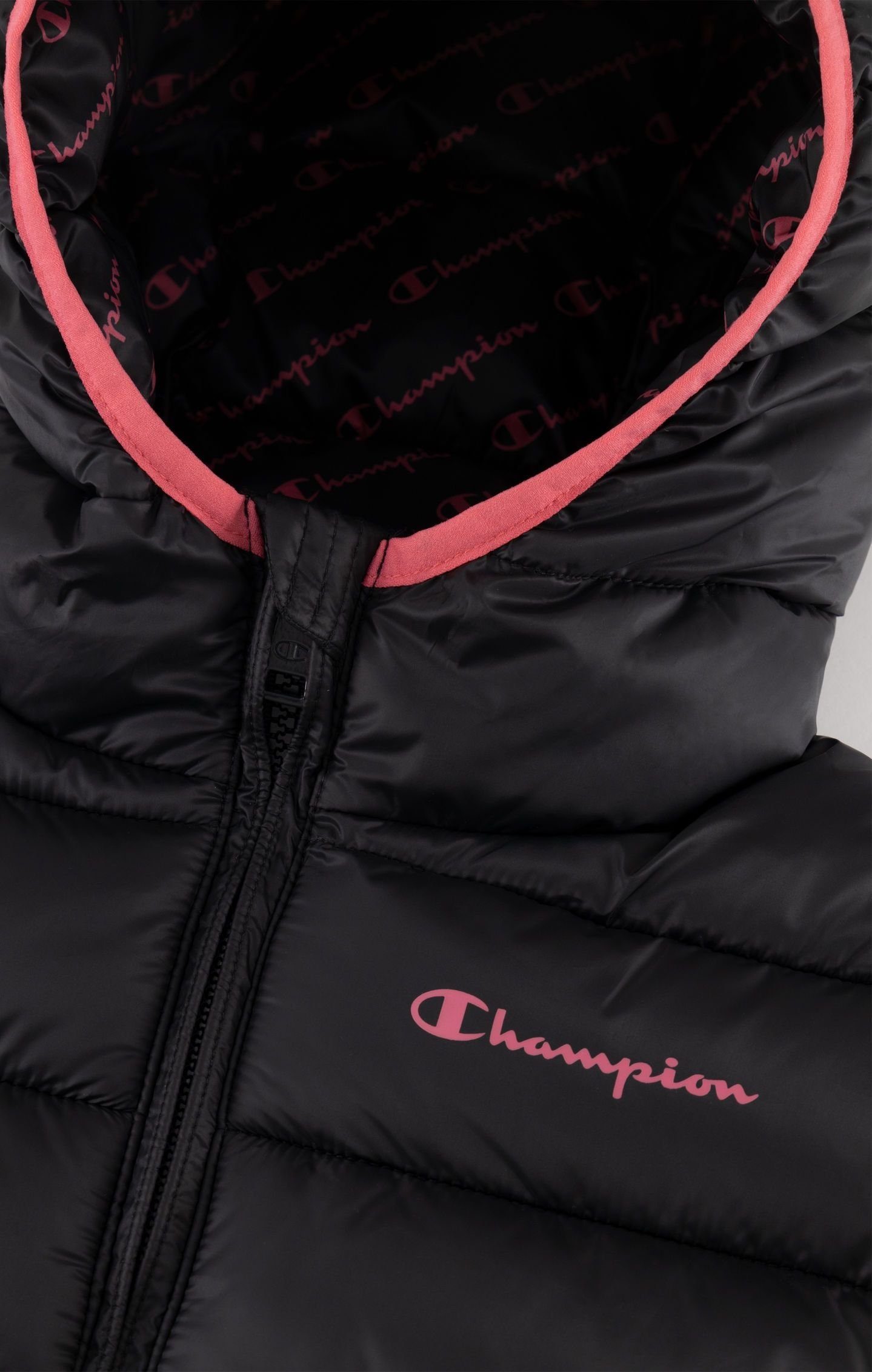 Winterjacke Hooded Kinder Black Champion Beauty Champion Jacket Outdoor Legacy Skijacke