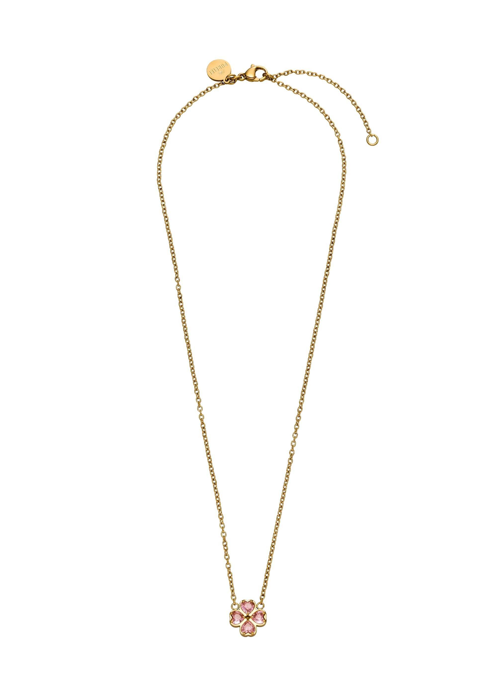 Kette mit Anhänger Cuore Rosé