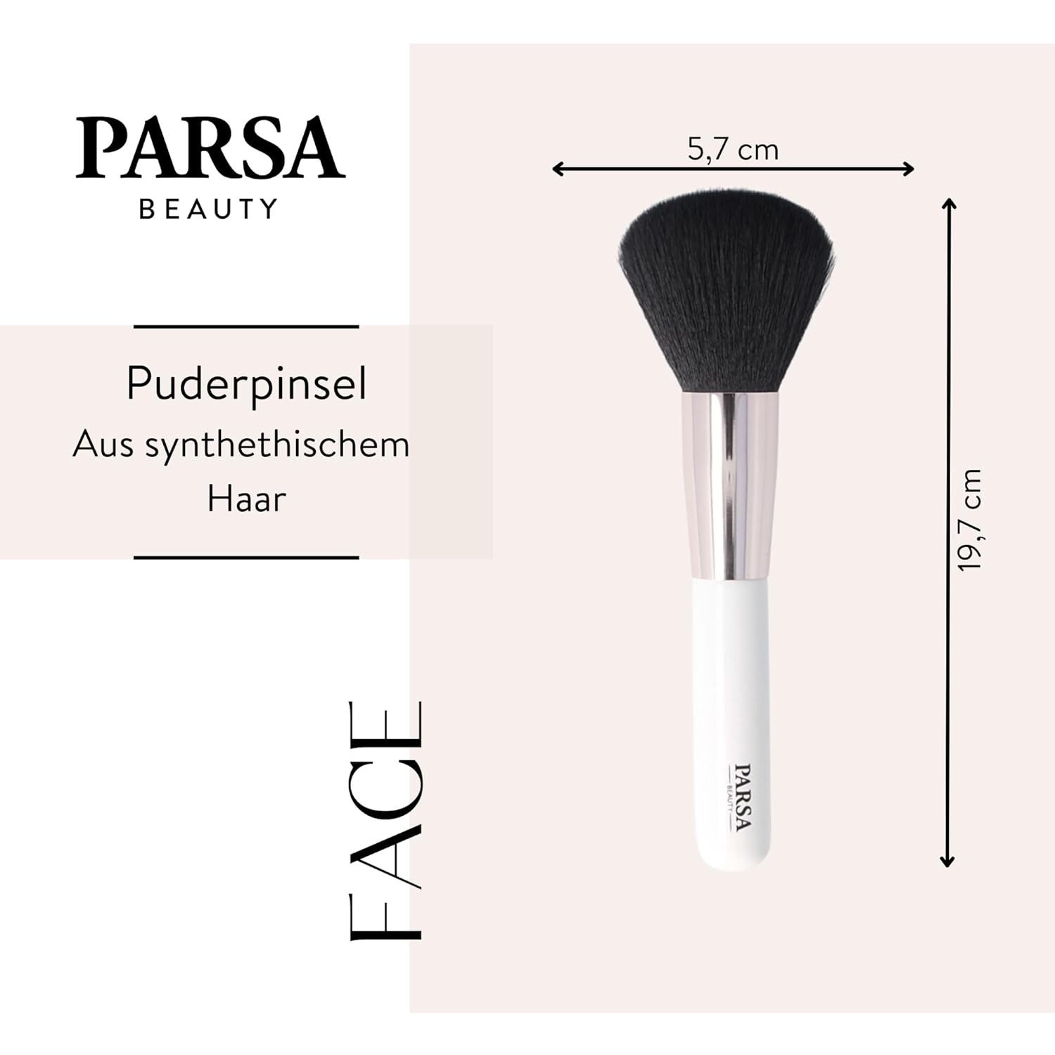 PARSA Beauty Puderpinsel Essential Puderpinsel, sanfte Fixierung f?r ein ebenm??iges Finish