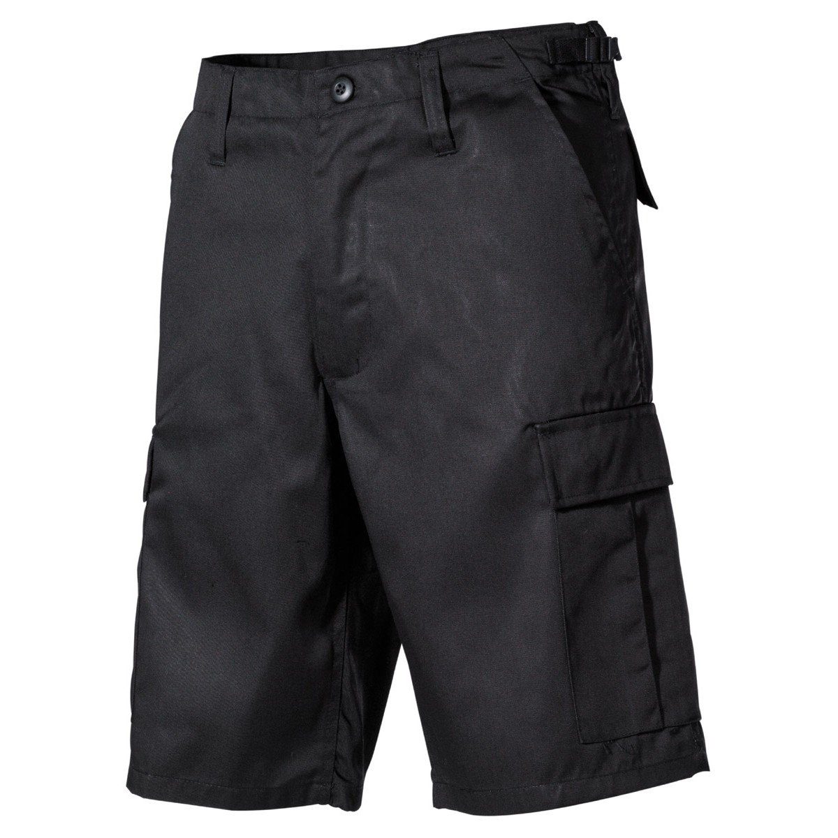 MFH Outdoorhose US Bermuda, BDU, schwarz, mit Seitentaschen L