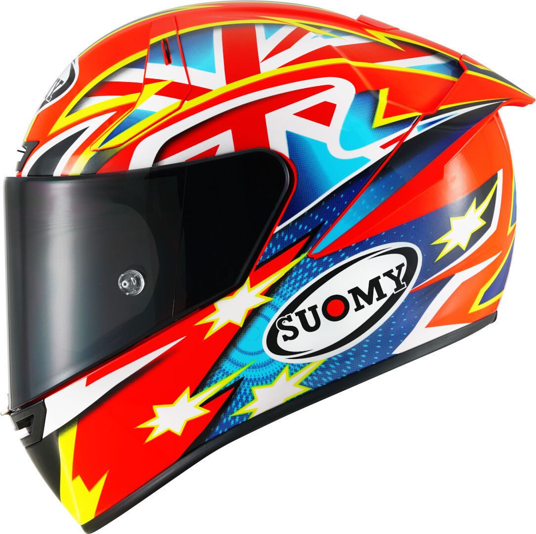 Suomy Motorradhelm SR-GP Evo Fullspeed E06 Helm, Notfallsystem-Polsterung (EQRS)