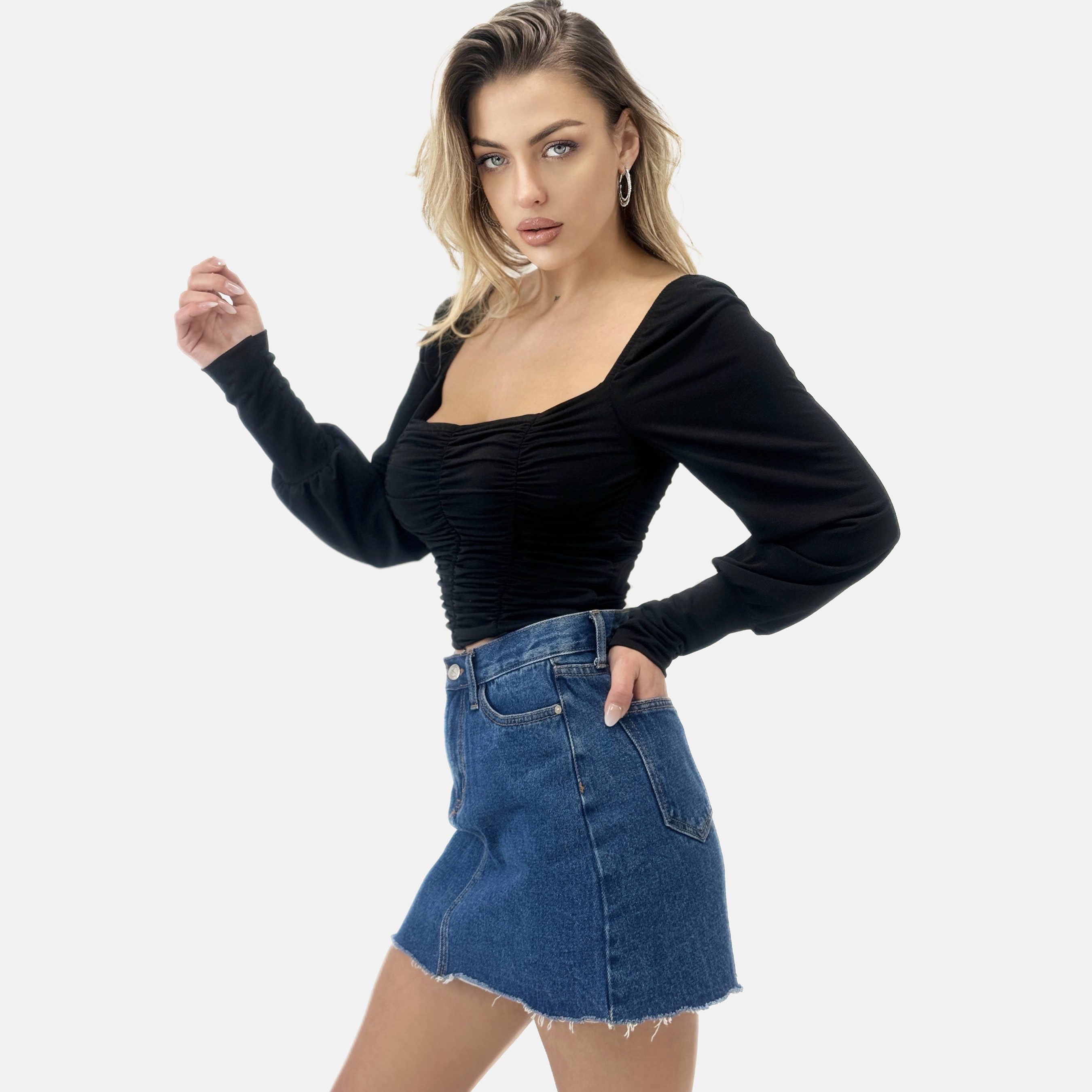 Elara Blusentop Damen Oberteil