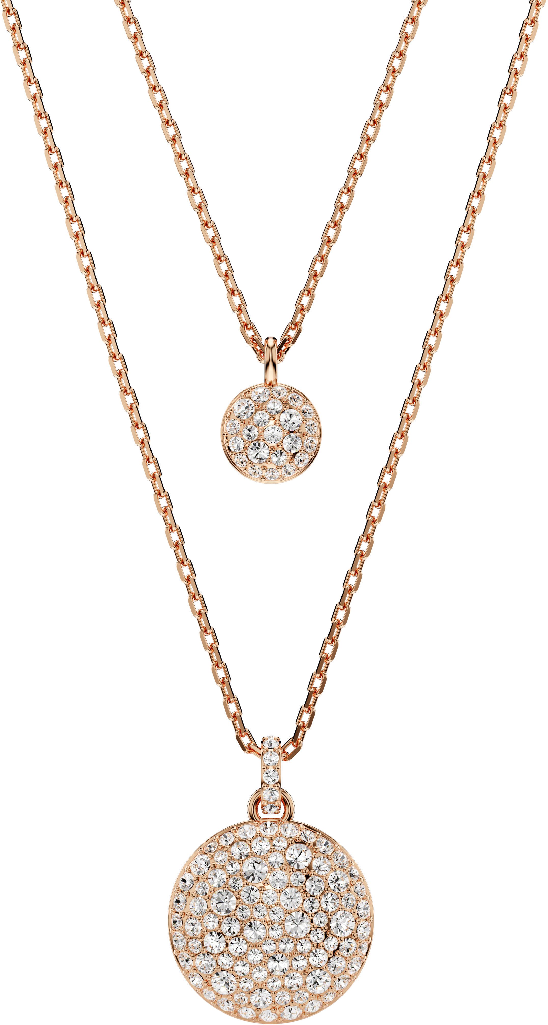 Swarovski Ketten-Set Sublima Round im Lagenlook, günstig online kaufen