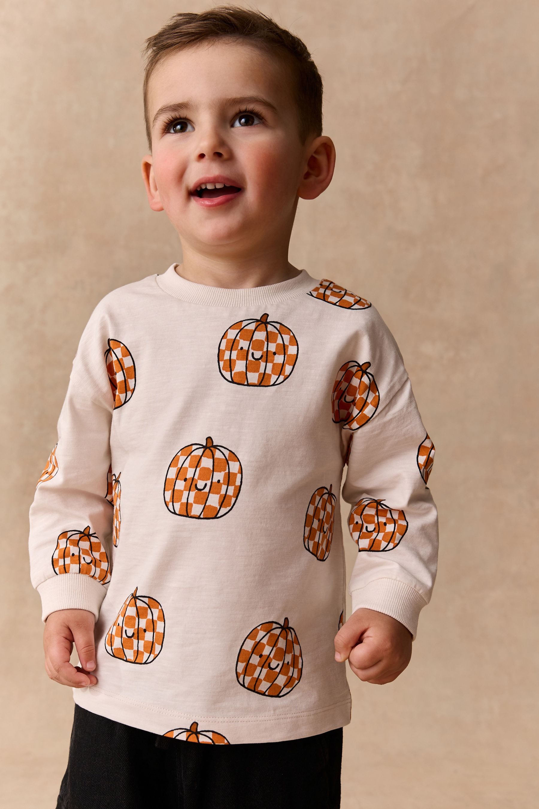 Next Langarmshirt Langärmeliges Shirt mit Rückengrafik (1-tlg)