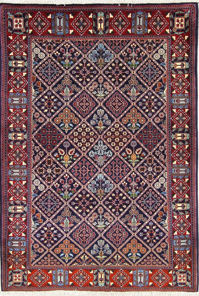 Orientteppich Meymeh Trading, Perserteppich, Handgeknüpfter Nain Höhe: rechteckig, 135x201 Orientteppich 12 mm 
