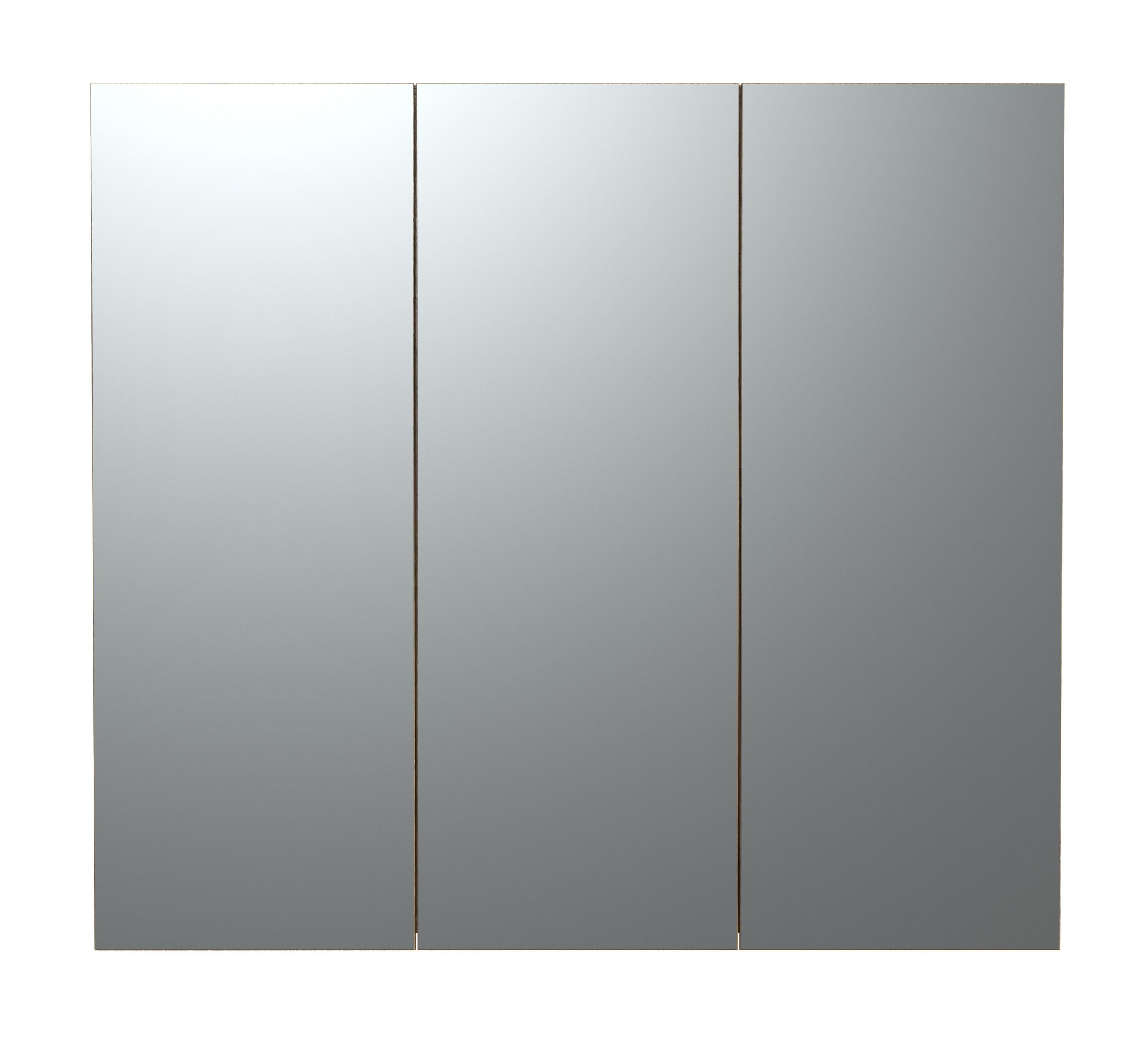 trendteam Badezimmerspiegelschrank (Spiegelschrank) Badspiegel Badschrank 90 x 80 x 20 cm