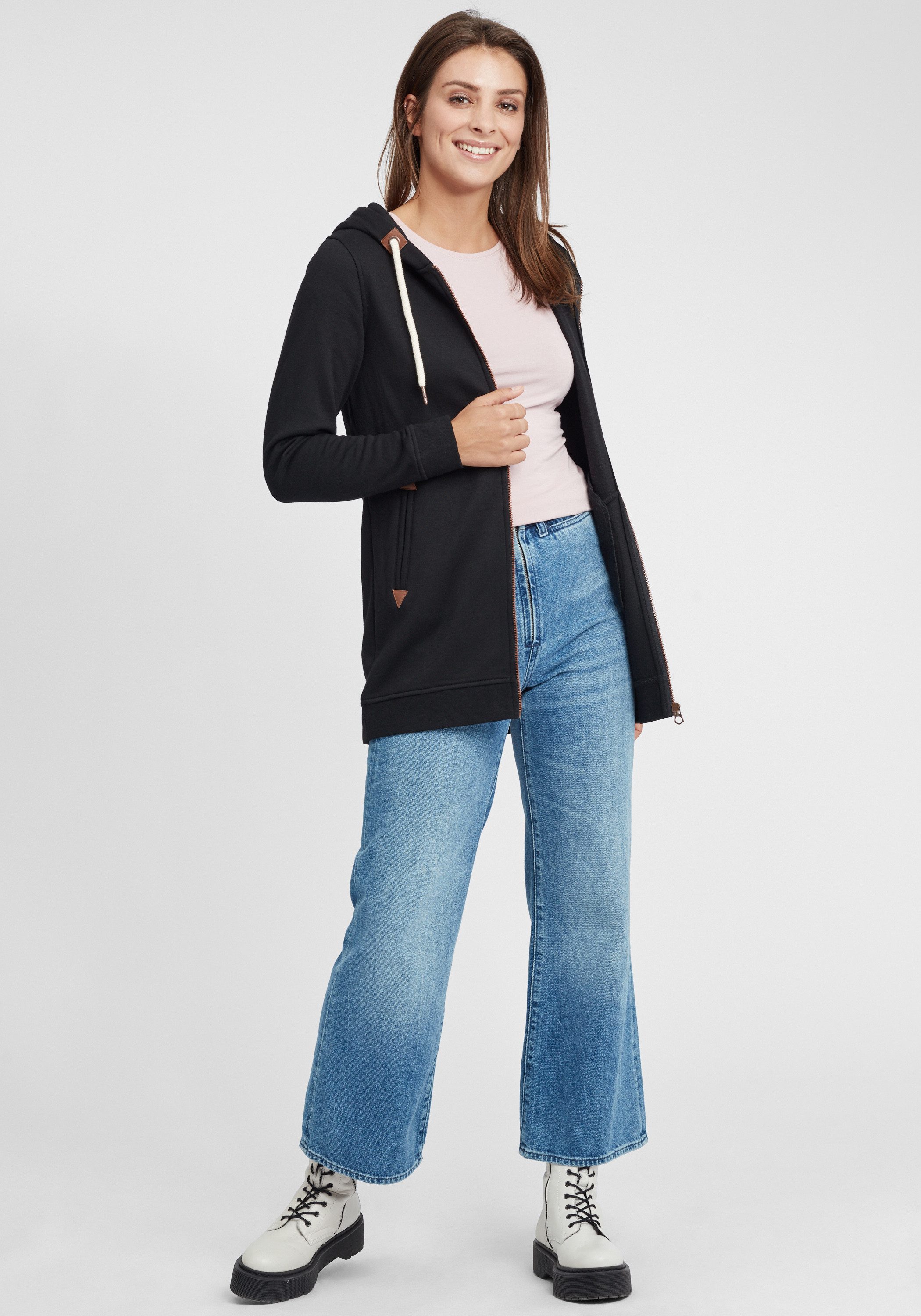 OXMO Kapuzensweatjacke OXVicky Straight Sweat Zip-Hoodie günstig online kaufen