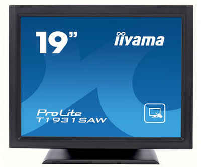 Iiyama 48.3cm (19) T1931SAW-B5 5:4 HDMI+DP+USB black TFT-Monitor (1280 x 1024 px, 5 ms Reaktionszeit, Touchscreen, Lautsprecher, HDCP)