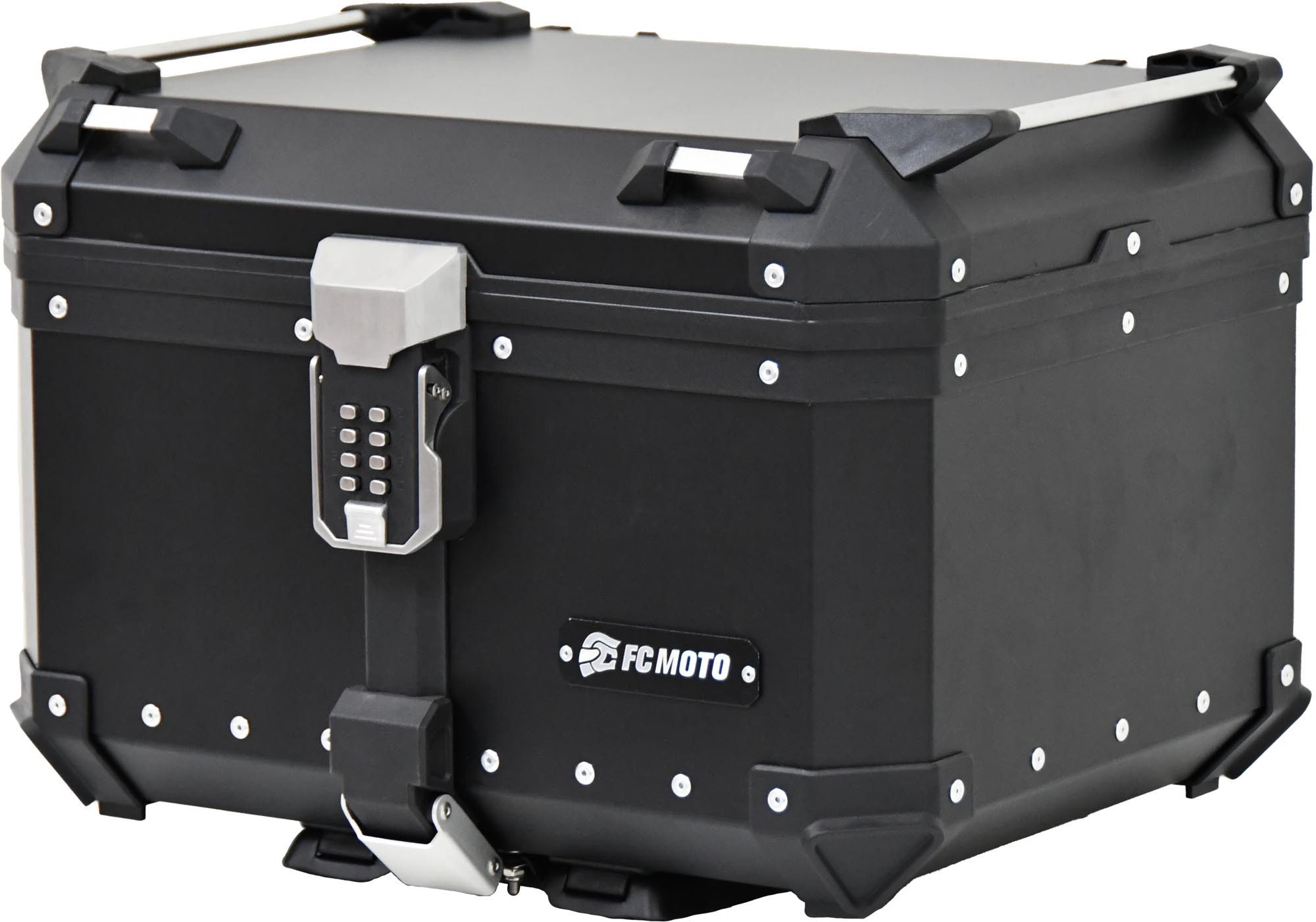 FC-Moto Handgepäck-Topcase Terreno X Keyless Alu Topcase, Hartschalenkonstruktion,wasserdicht