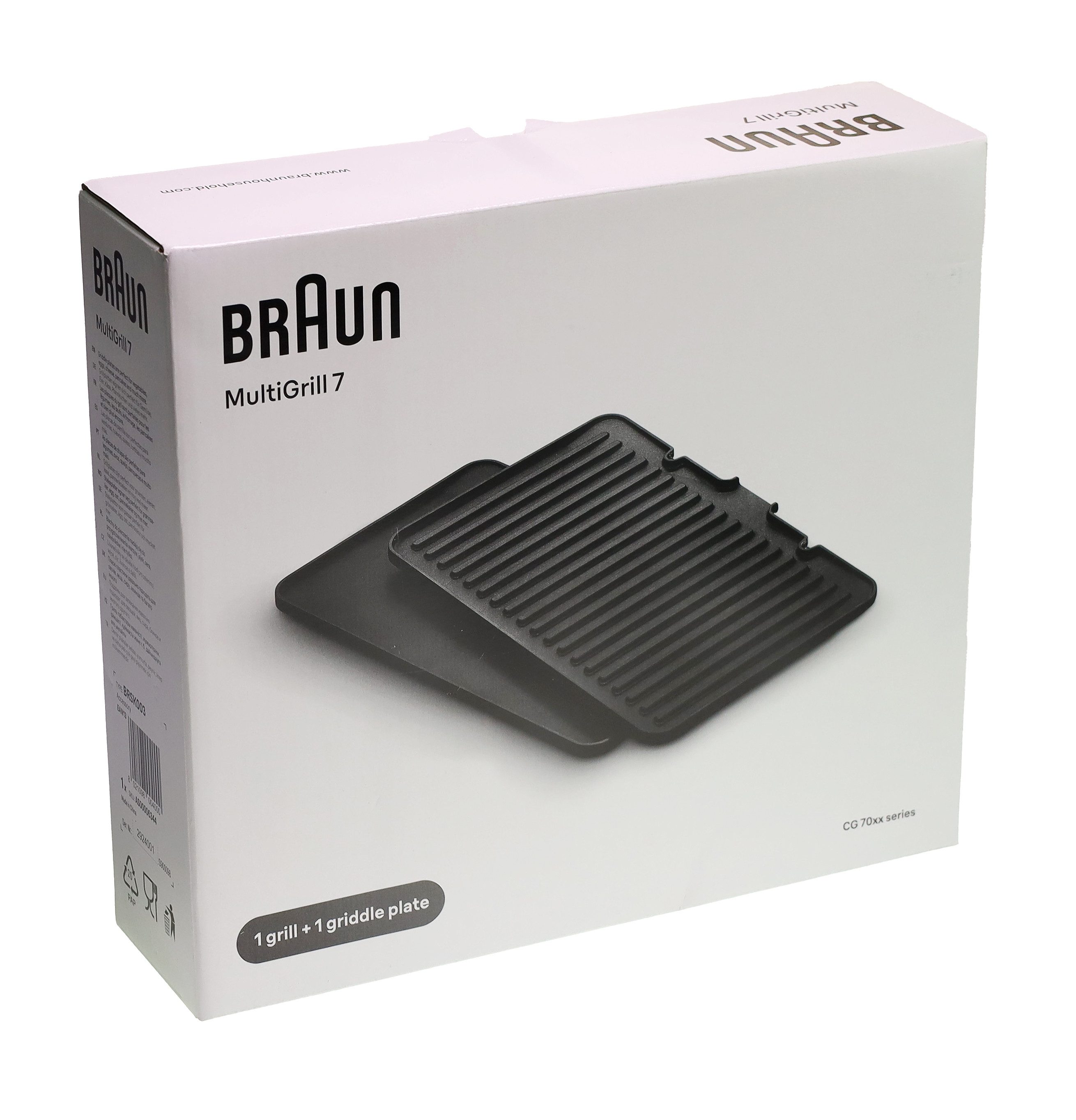 Braun Grillplatte Braun AS00006344 BRSK003 Grill- und Pfannenplatten für MultiGrill 7