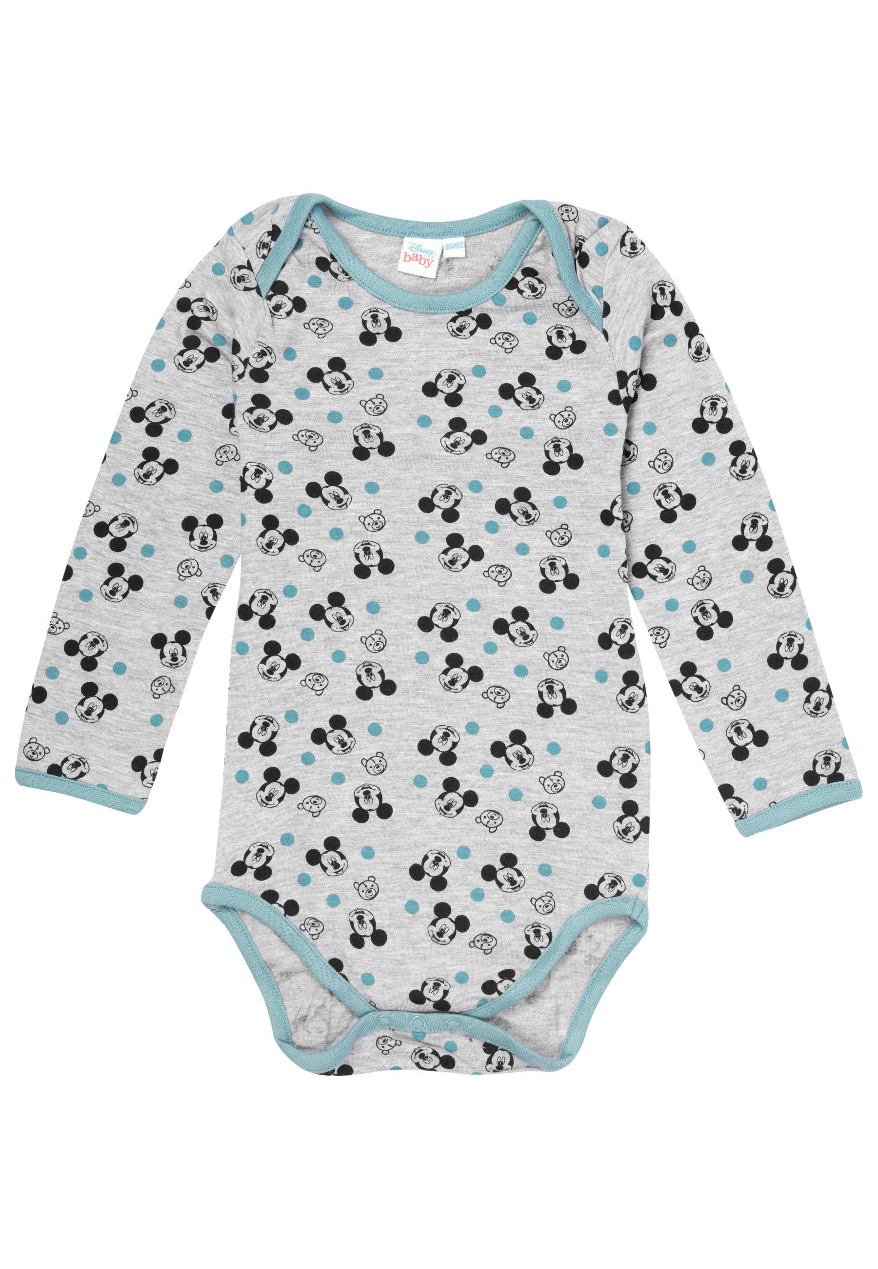 United Labels® Body Disney Mickey Mouse Baby Body Langarm