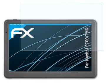 atFoliX Schutzfolie Displayschutz für Navitel E700 TMC, (3 Folien), Ultraklar und hartbeschichtet