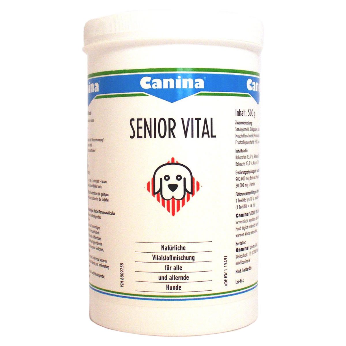 Canina Senior Vital 500 g, Nahrungsergänzungsmittel für: Hund