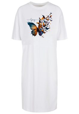 F4NT4STIC Shirtkleid Schmetterling Frühlings Oversize Kleid Print