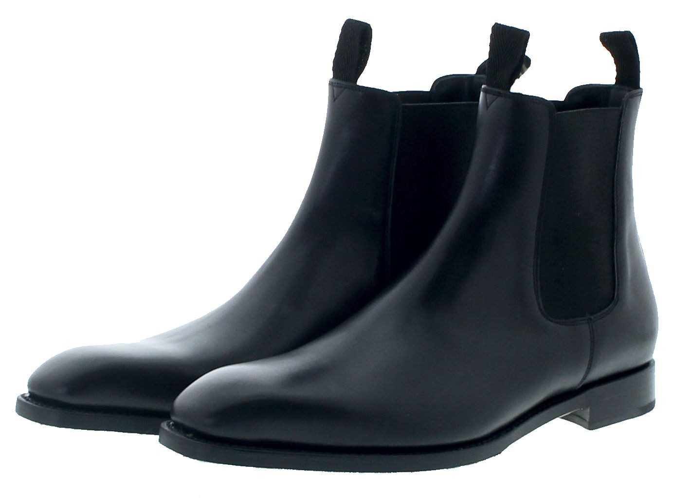 Sendra Boots 5595 BLAKE Schwarz Stiefelette Rahmengenähter Herren Chelsea