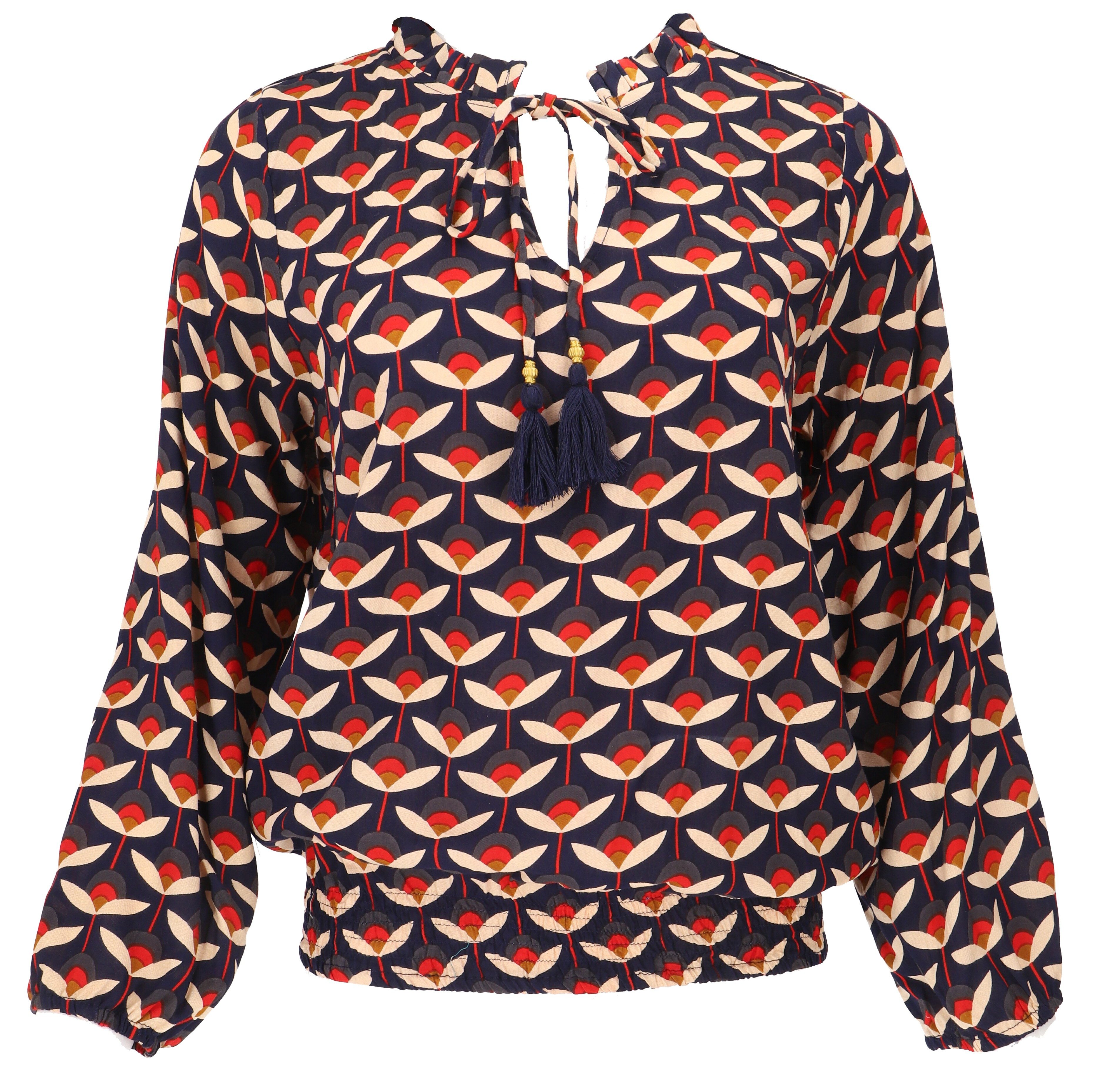 Guru-Shop Longbluse Schlupfpbluse Boho chic, luftige günstig online kaufen