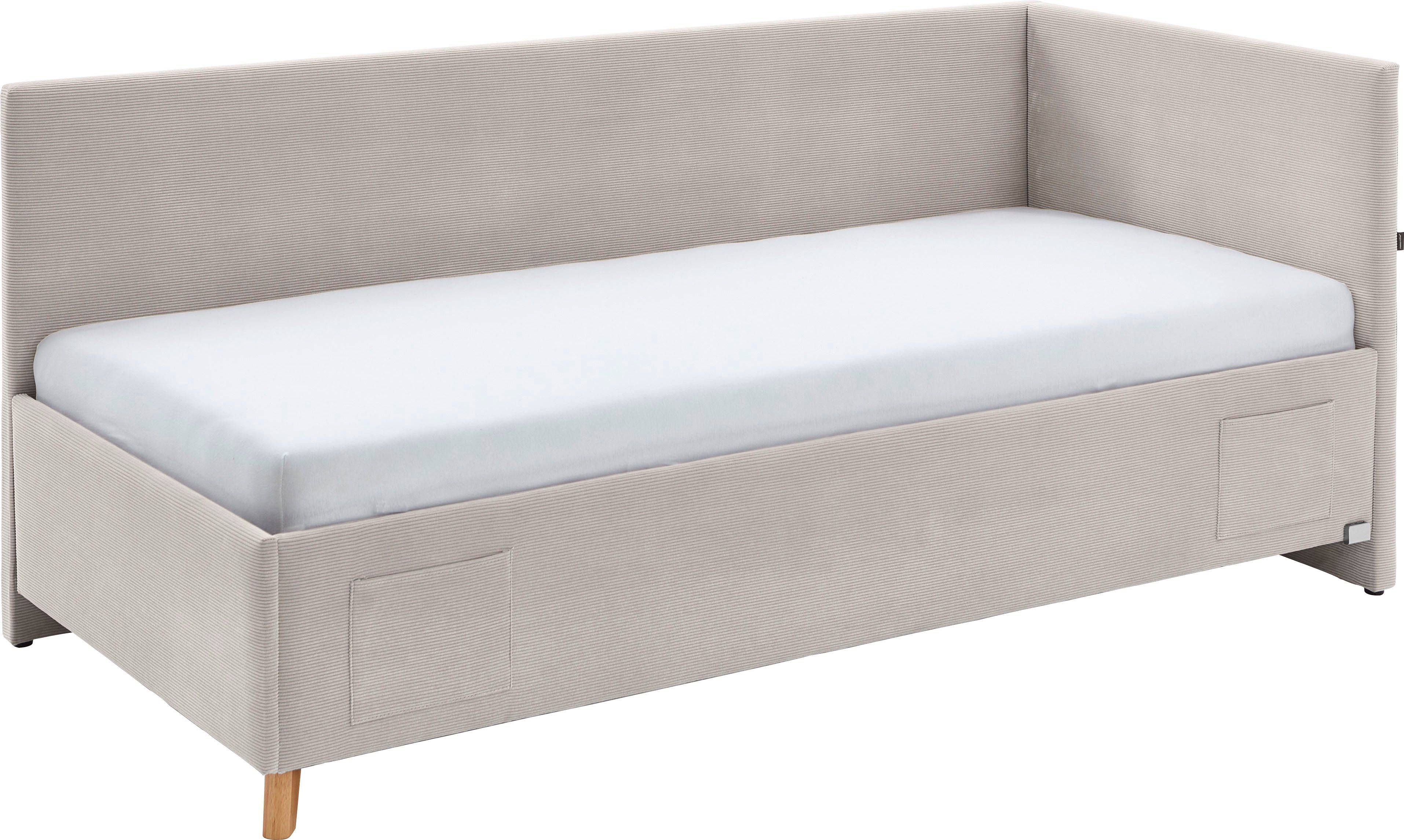 meise.möbel Kinderbett COOL II, Polsterbett wahlweise mit Bettkasten, Jugendbett inkl. USB Anschlüsse