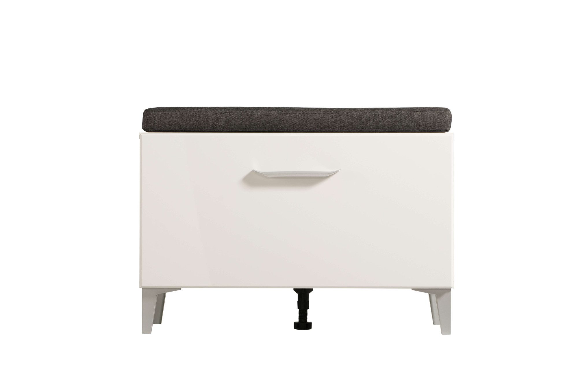 Home affaire Schuhbank Como, Schuhschrank, Schuhregal, Schuhtruhe, Breite 75 cm, mit Sitzkissen und eine Klapptür, in Opaque Weiß