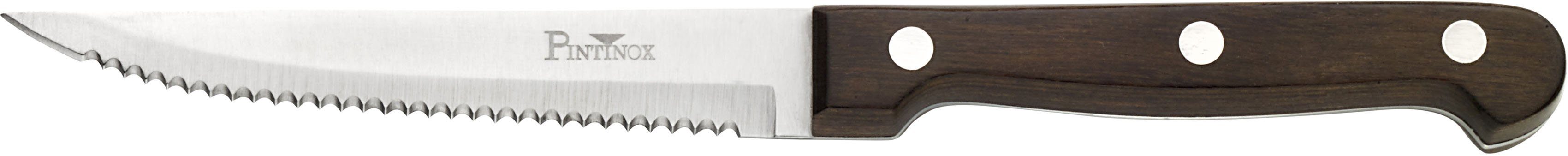 PINTINOX Grillpfanne Chalet, Steakmesser 4 inkl. cm, (Set, 5-tlg), Induktionsgeeignet, 28x28 Aluminium