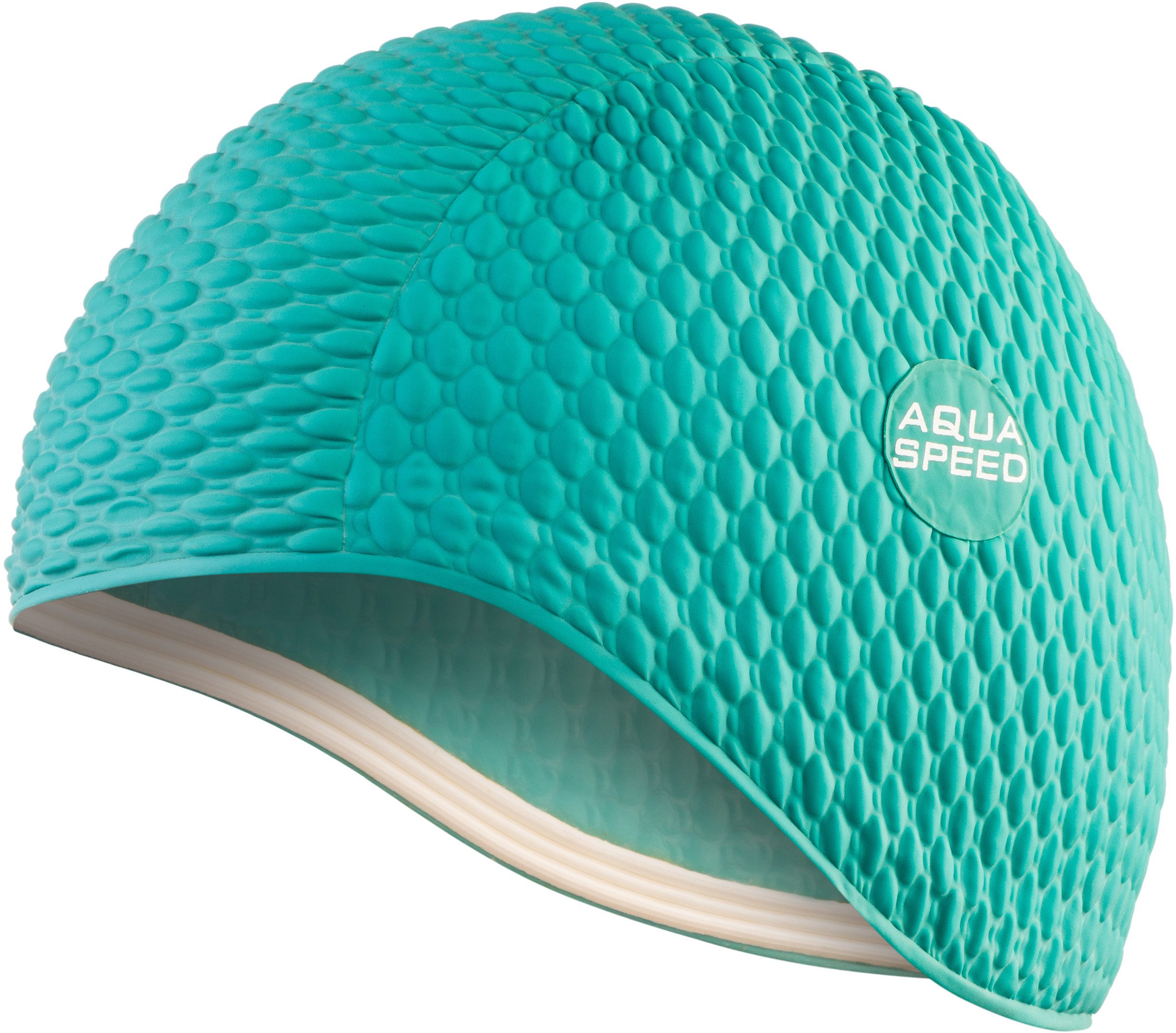 Aqua Speed Badekappe Bombasic / Bombastic TIC TAC (Schwimmkappe für Aqua Fitness), Elastische Aqua Fitness Schwimmhaube