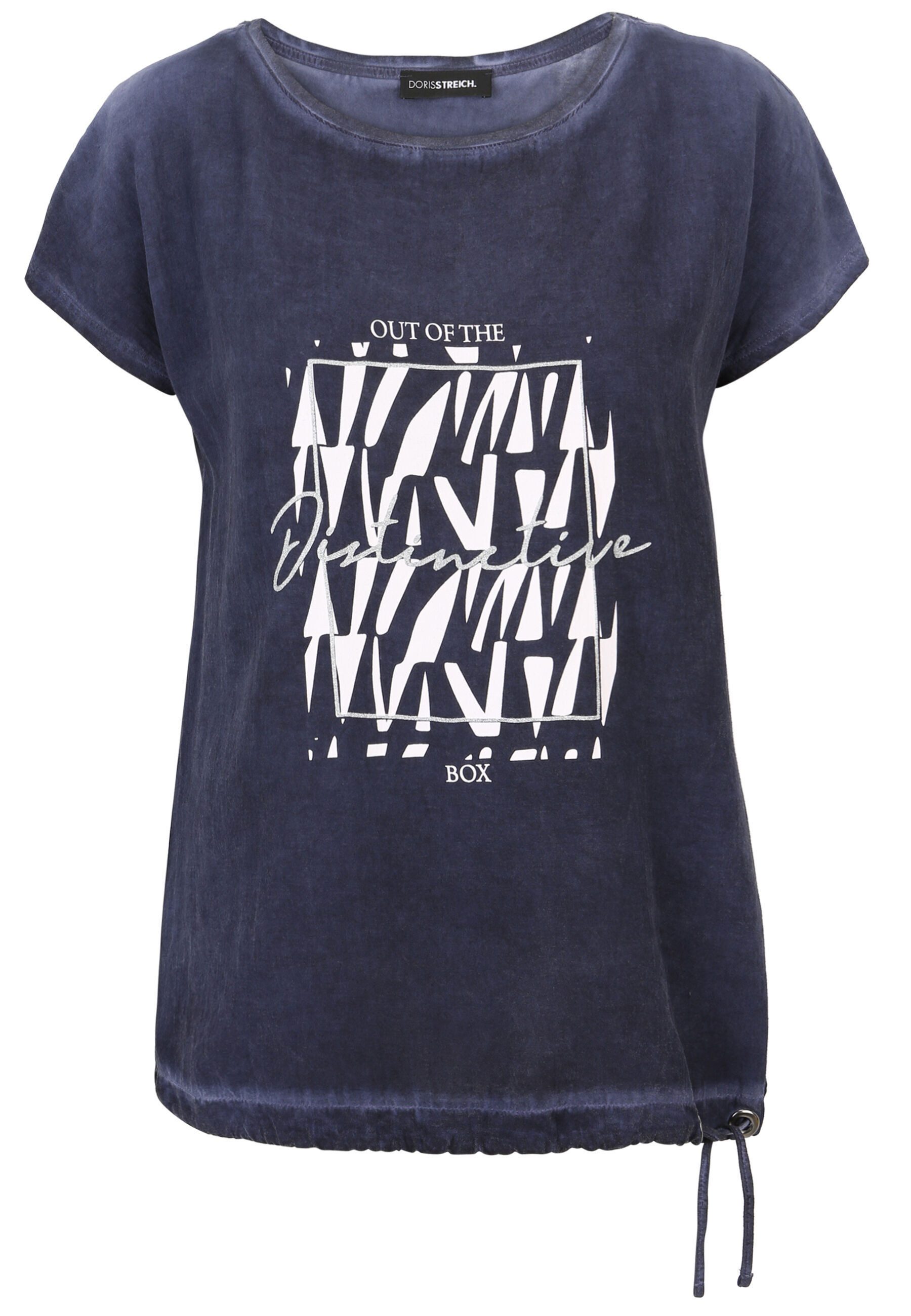 Doris Streich Print-Shirt (1-tlg) mit Plättchen-Motiv günstig online kaufen