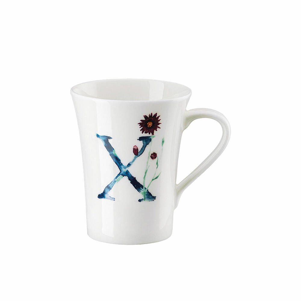 Hutschenreuther Becher Flower Alphabet X - Xerathemum annuum, 400 ml, Bone China