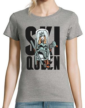 Youth Designz Print-Shirt Ski Queen Damen Shirt mit trendigem Frontprint