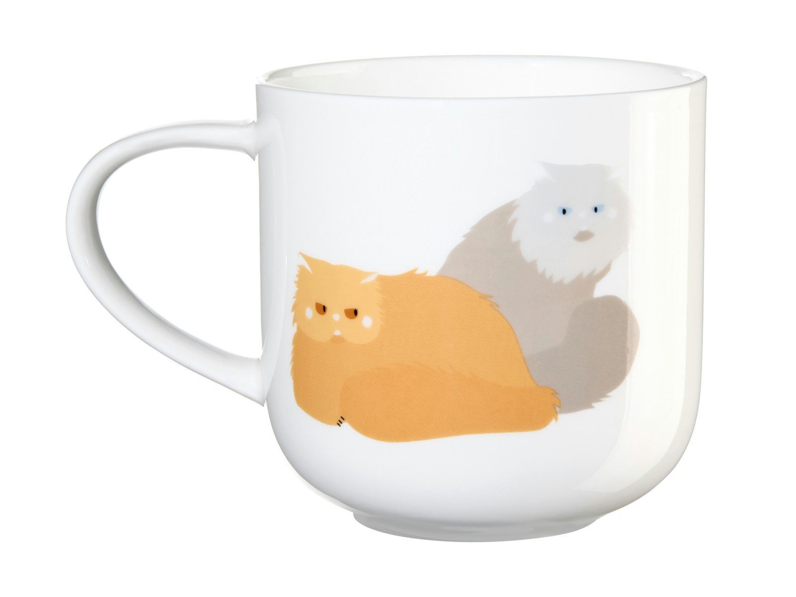 ASA SELECTION Tasse coppa Henkelbecher Boredom 0,4l, Fine Bone China