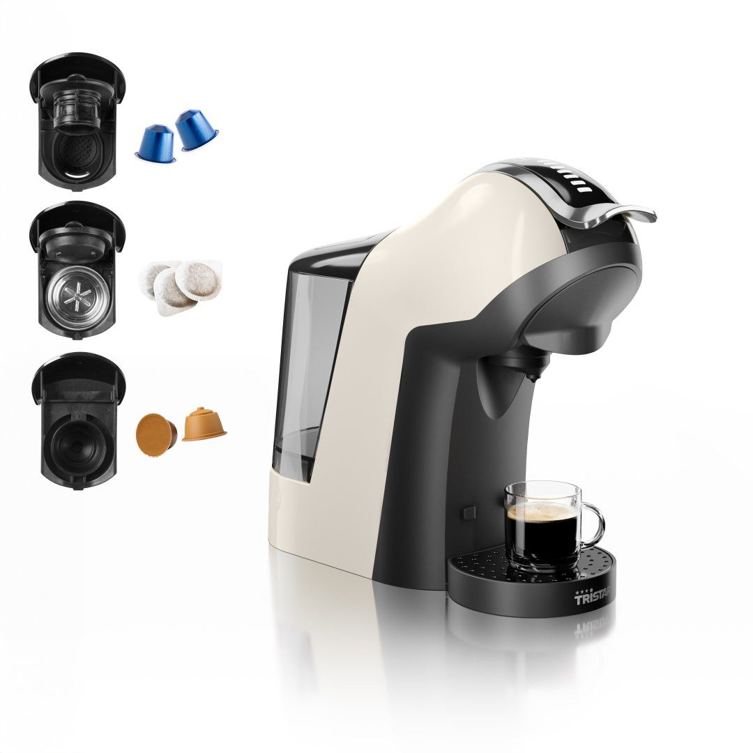 Tristar Kaffeebereiter CM-2301, 3-in-1 - Nespresso® und Dolce Gusto® Kapseln