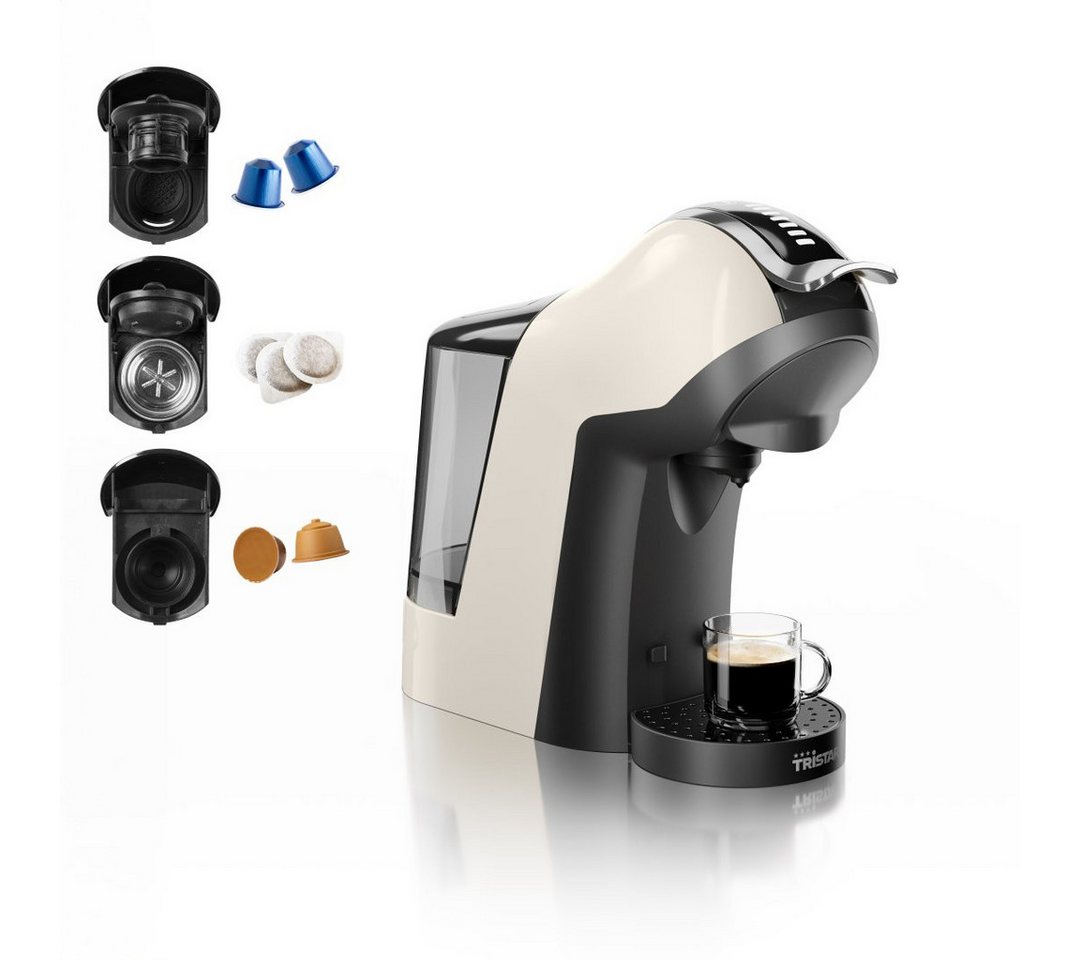 Tristar Kaffeebereiter CM-2301, 3-in-1 - Nespresso® und Dolce Gusto® Kapseln