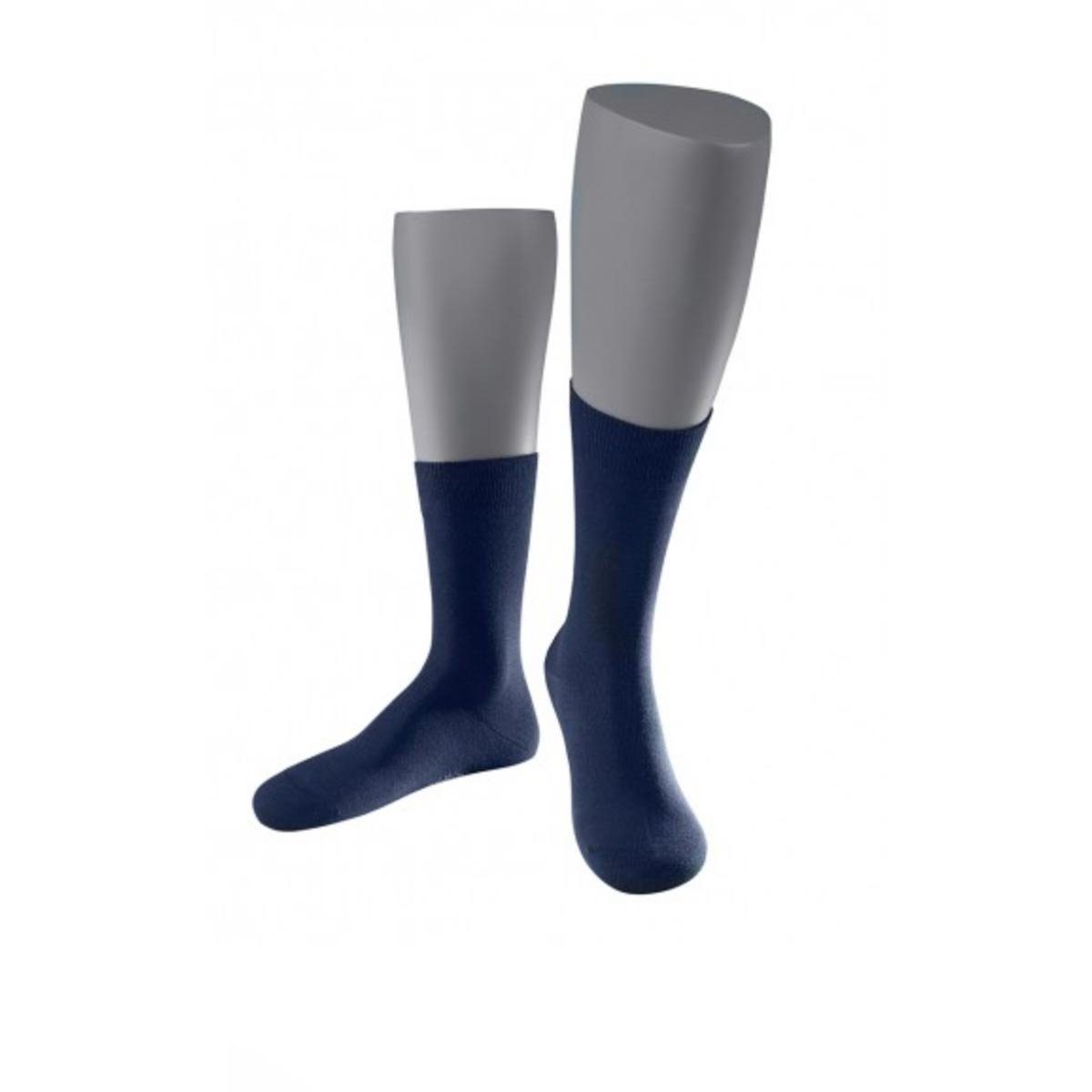 aus Langsocken Pack) Baumwolle hautfreundlicher Marine Wilox (2-Paar, TORONTO 2er