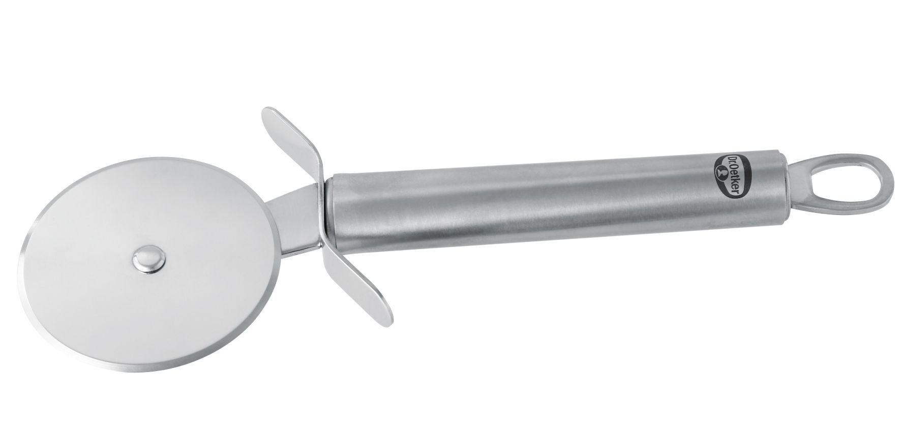 Dr. Oetker Küchenhelfer Zerkleinerer Dr. Oetker - Profi Pizza- Schneider Messer Roller 22cm Edelstahl