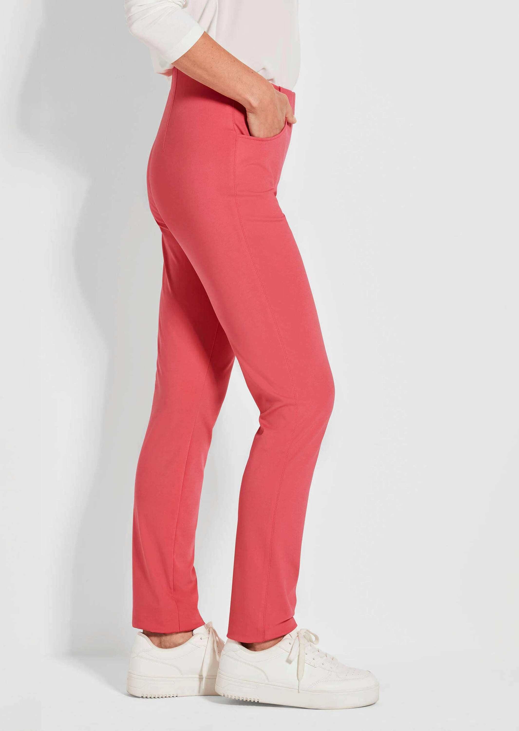 GOLDNER Schlupfhose Schmale Hose BELLA mit Schlupfbund Elastische Hose, Schlupfbund, Reißverschluss-Optik, Eingrifftaschen