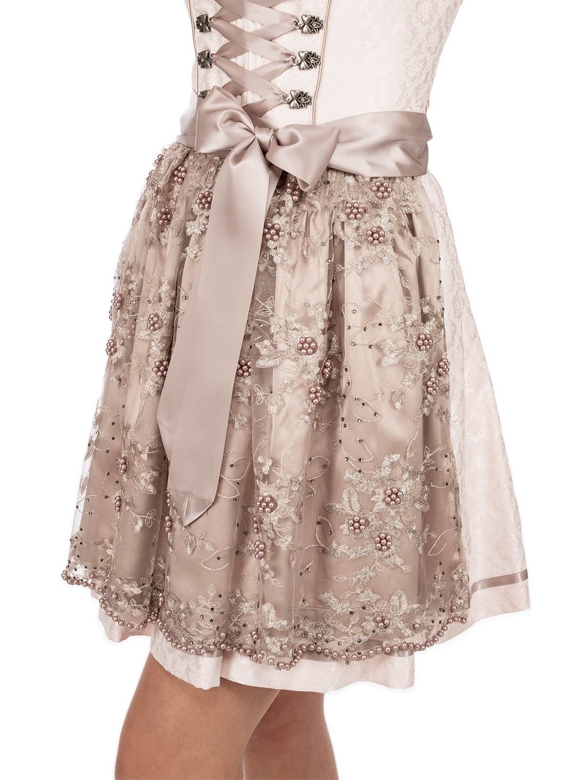 & BRUNA 2tlg. MADL Mini KRÜGER BUAM Dirndl 50cm rose Trachtenkleid