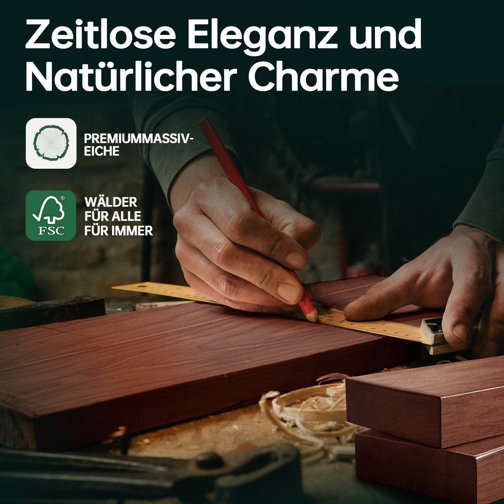 JOROTO Rudergerät für Zuhause Wasserrudergerät aus Holz, mit Bluetooth-Monitor, 150kg Belastbarkeit