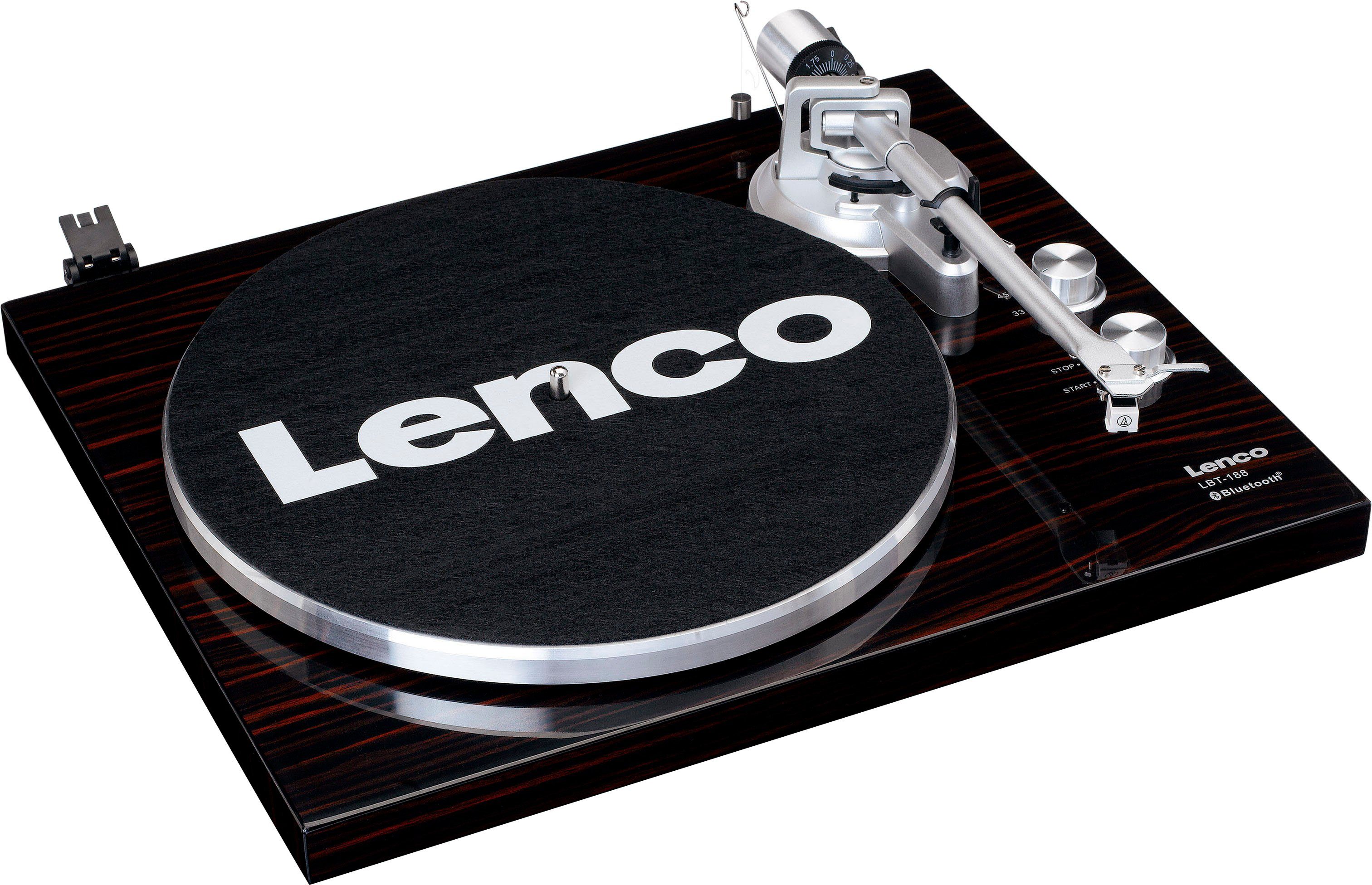 (Bluetooth) LBT-188 Lenco Plattenspieler walnuss