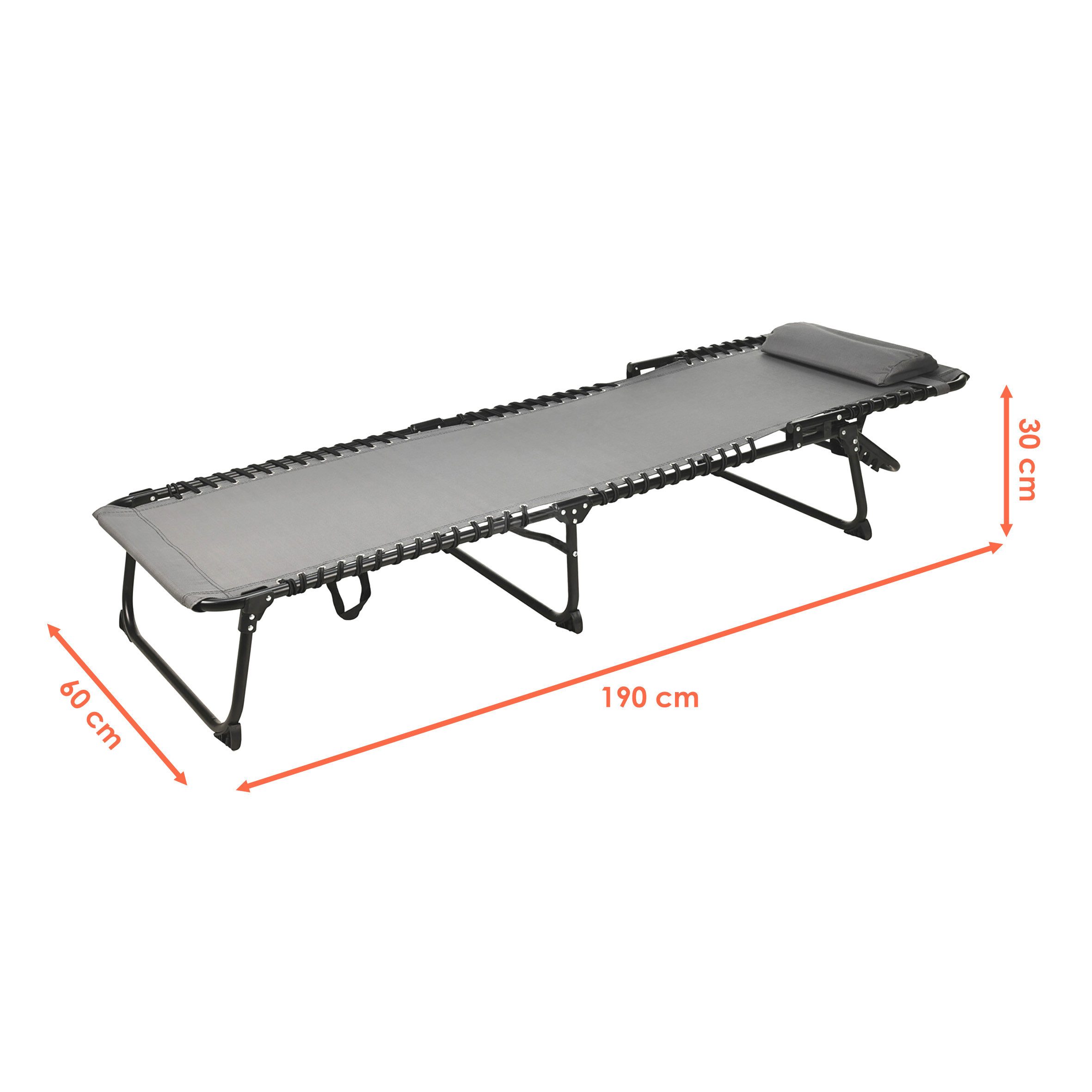 Spetebo Gartenliege XL Relax Klappliege mit günstig online kaufen
