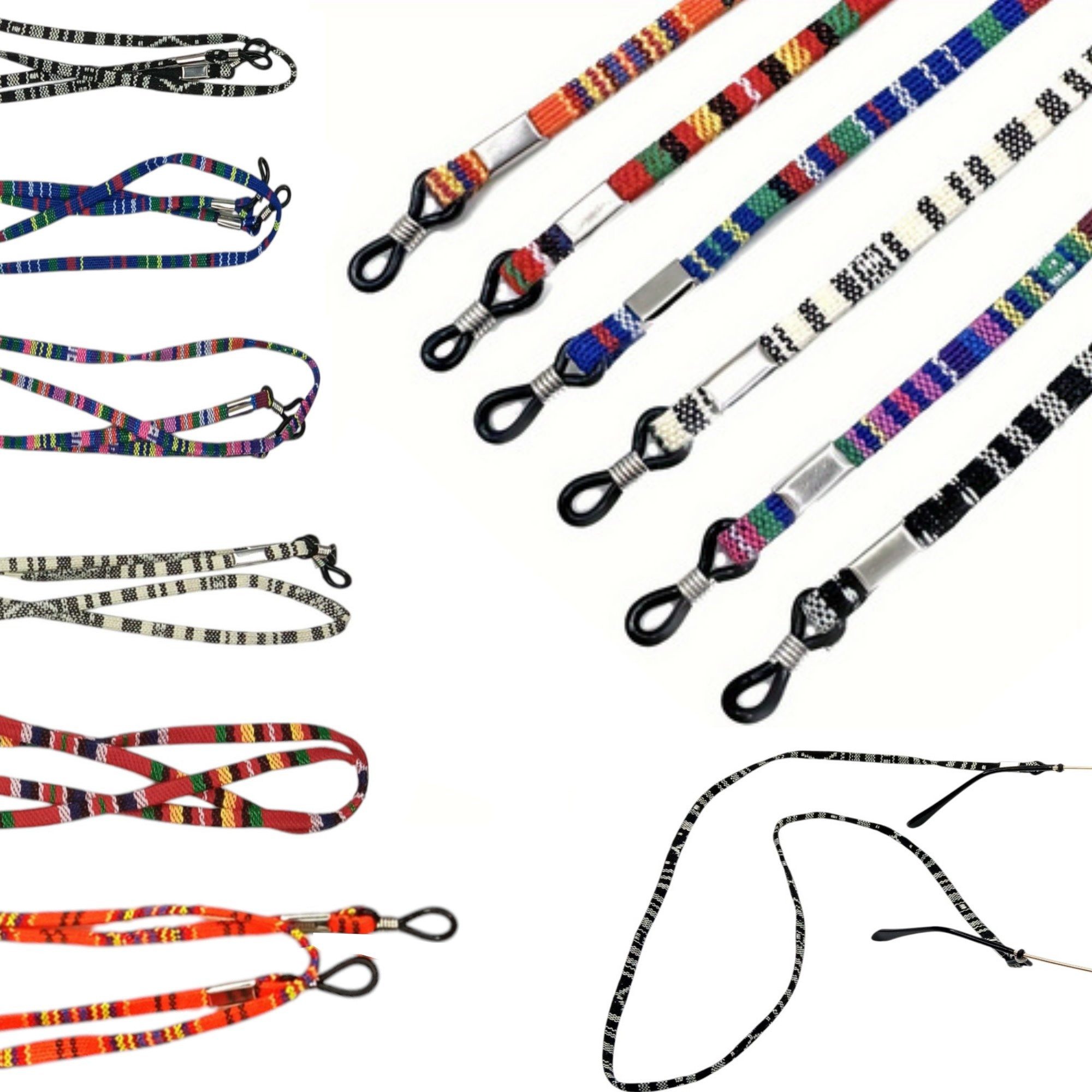 Rennec Очкиband, 6 stück Очкиbänder Mehrfarbig Designer Очкиband Bunt Reißfest